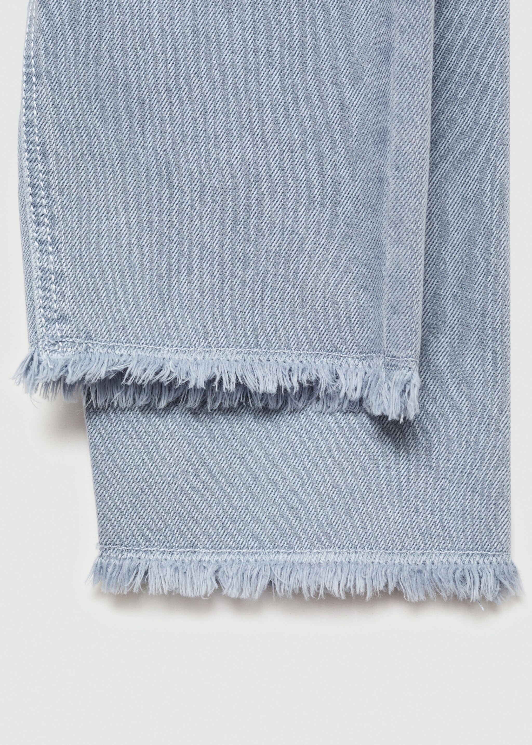 Jupe-culotte jean bas effiloché - Détail de l'article 0