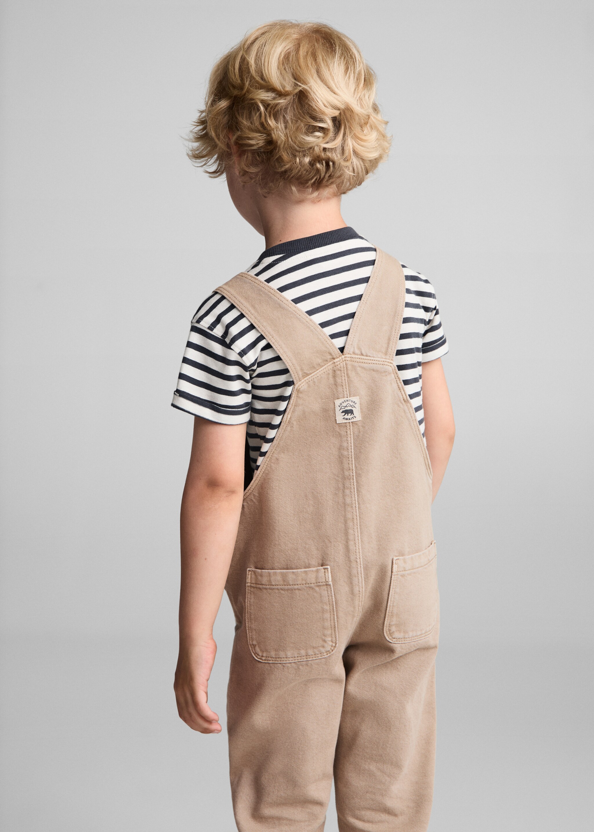 Cotton dungarees - Reverse of the article