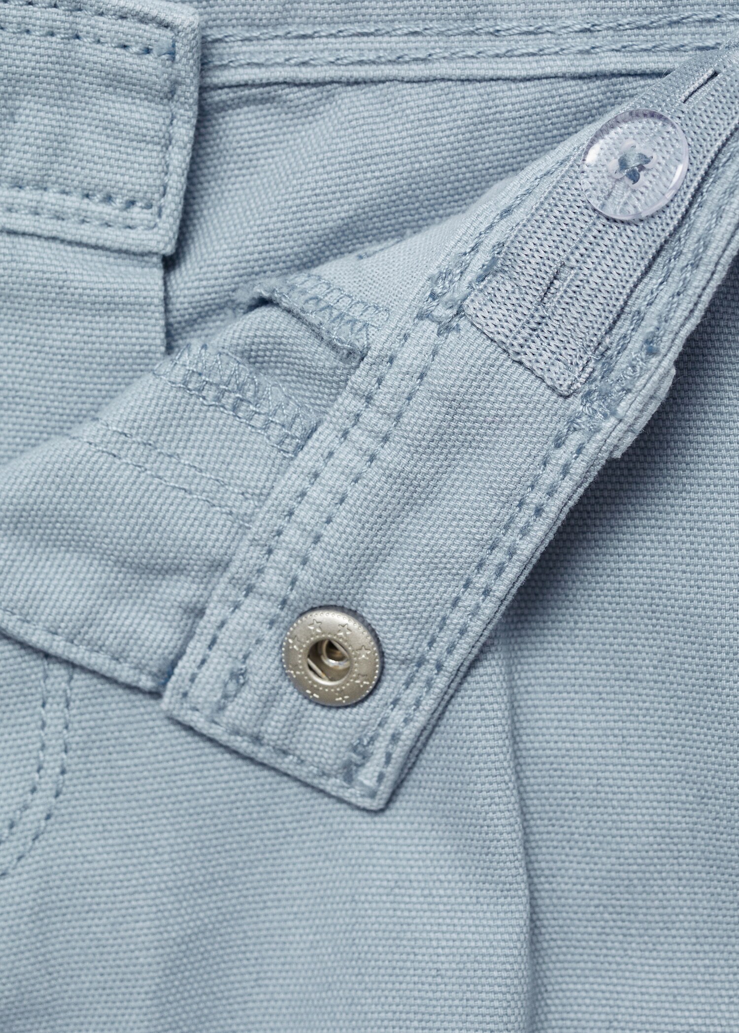 Straight-fit cotton pants - Details of the article 0