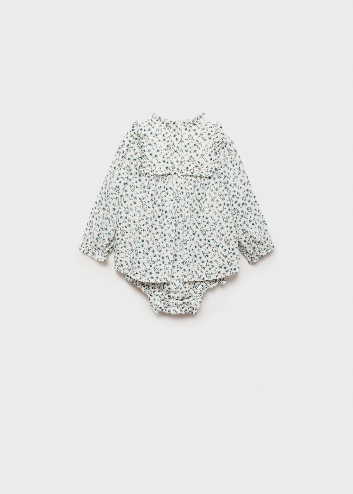 Printed dress and nappy cover - Reverse of the article