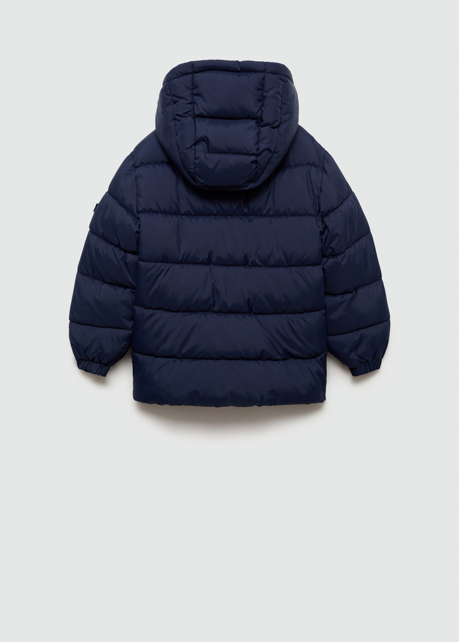 Hood puffer coat - Reverse of the article