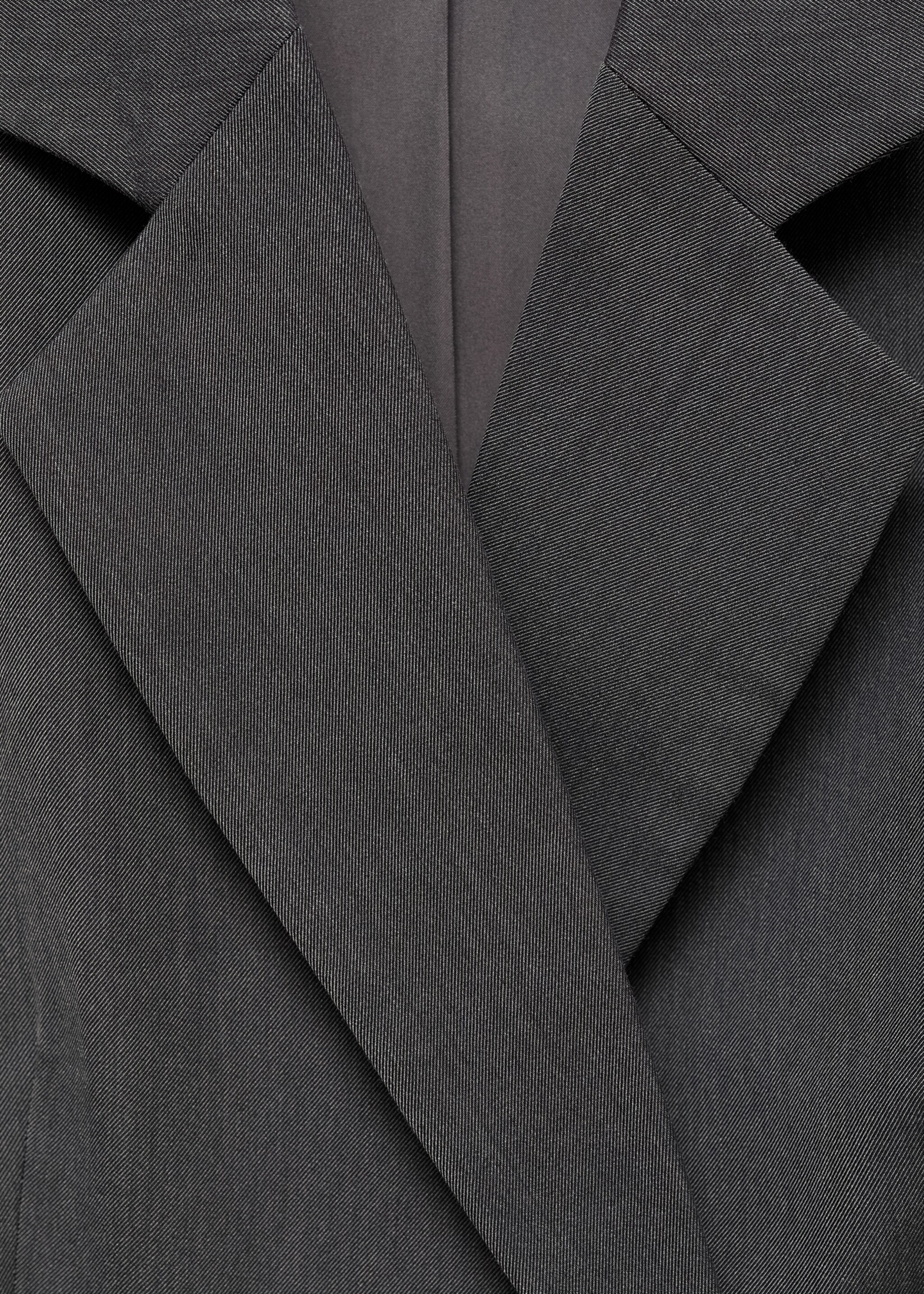 Chaleco largo botones - Detalle del artículo 8, Gris oscuro vigoré. Ref: 77074012-00.