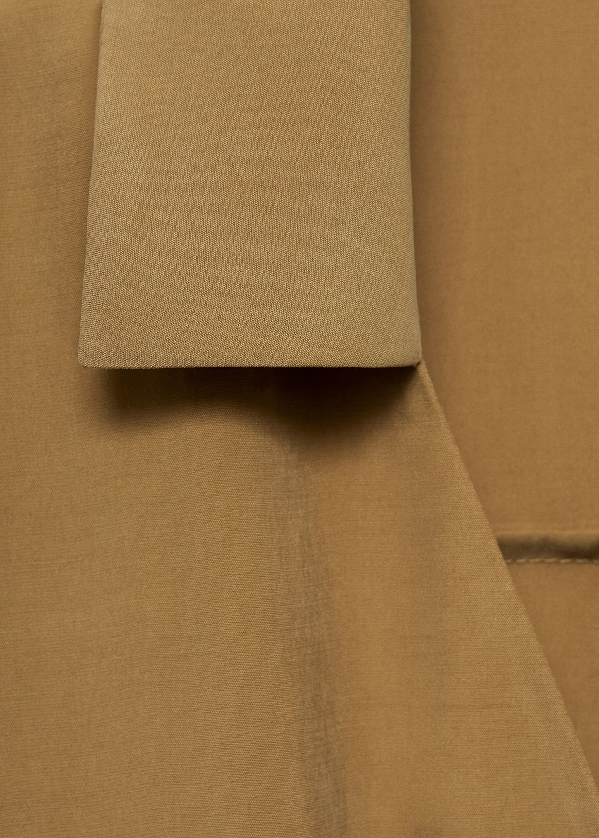 Modal dress with buttons - Details of the article 0, Medium Brown. Ref: 77074018-00.