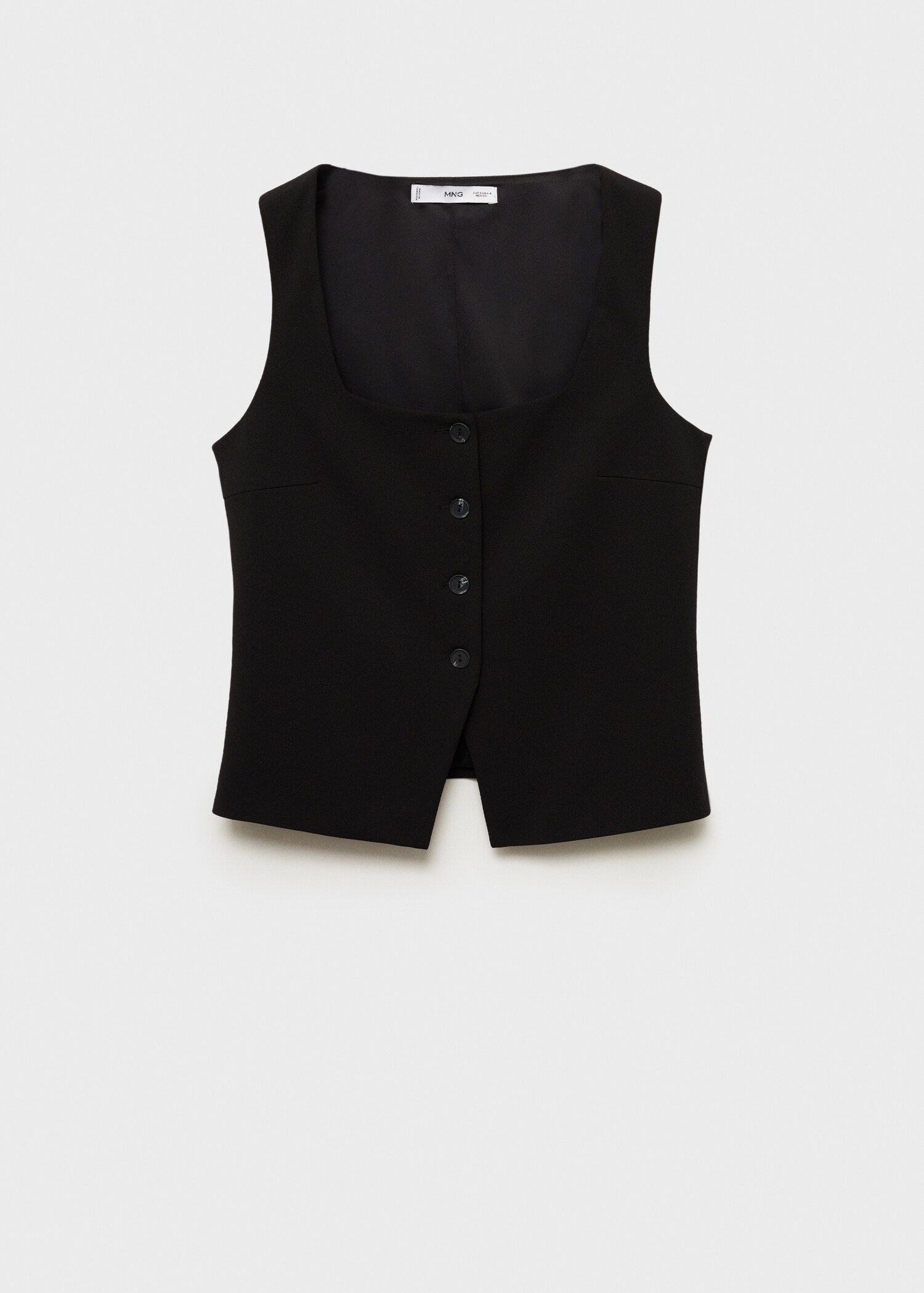 Waistcoat with wide straps - Article without model