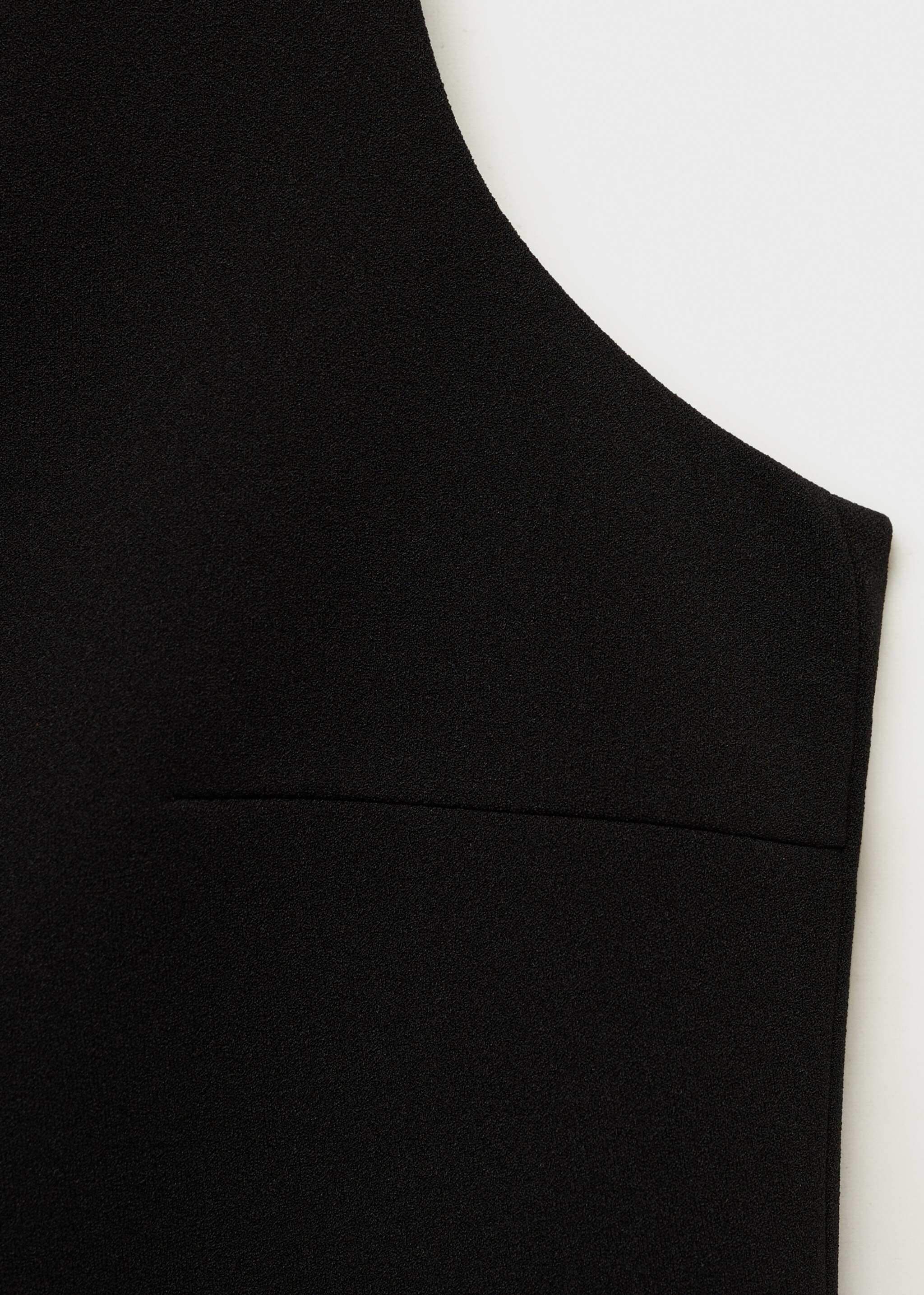Waistcoat with wide straps - Details of the article 0, Black. Ref: 77074026-00.