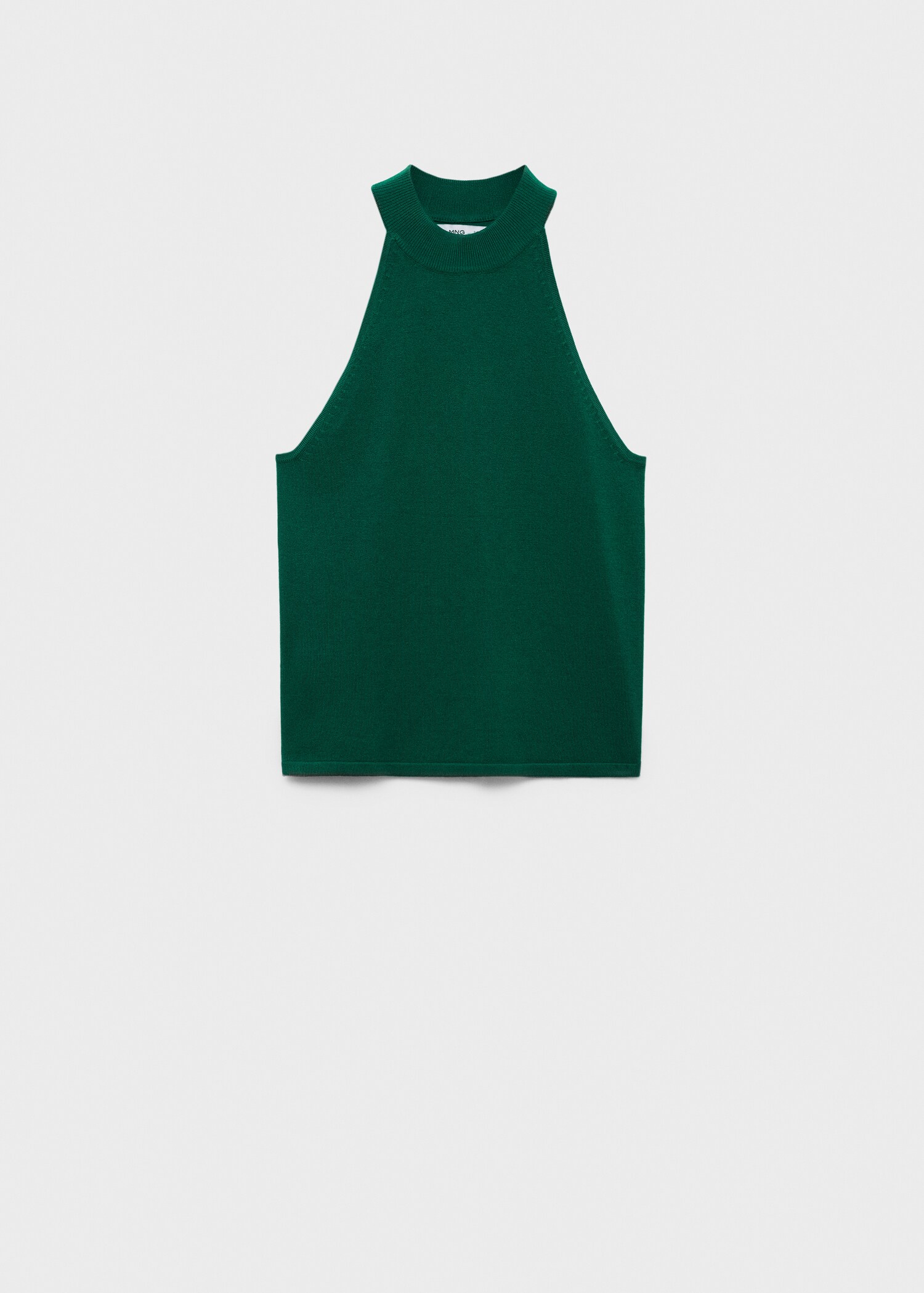 Halter-neck knitted top - Article without model