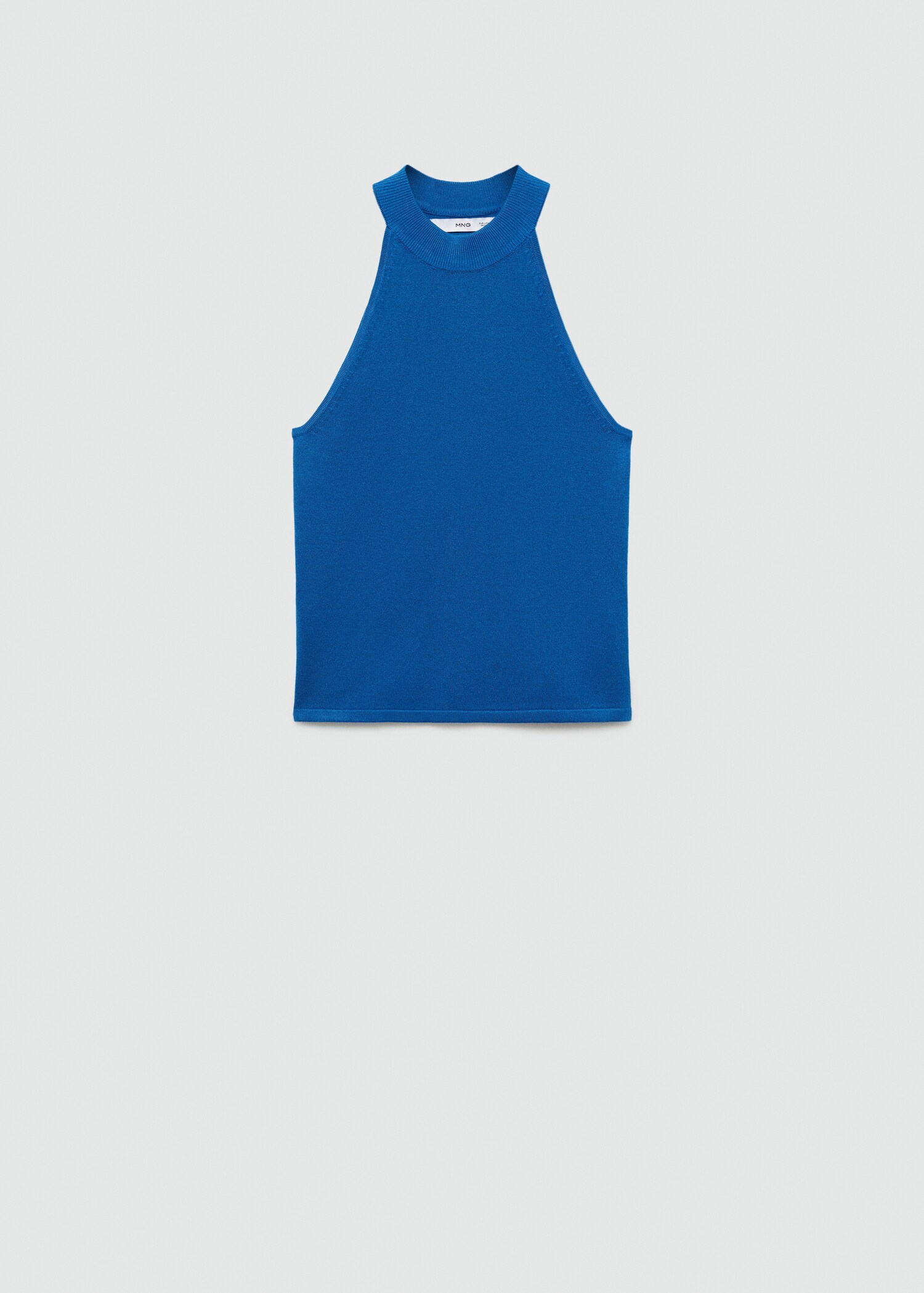 Halter-neck knitted top - Article without model