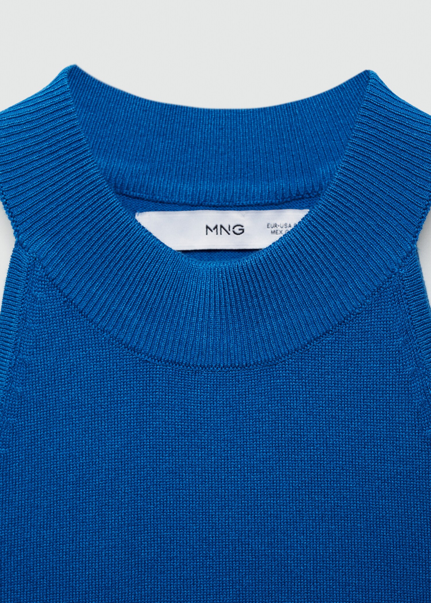 Halter-neck knitted top - Details of the article 8