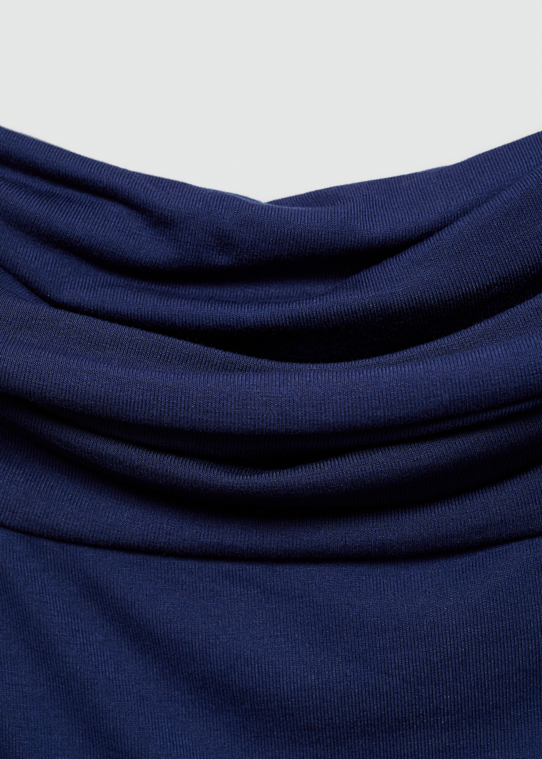 Schulterfreies T-Shirt - Detail des Artikels 8, Blau. Ref: 77074030-00.