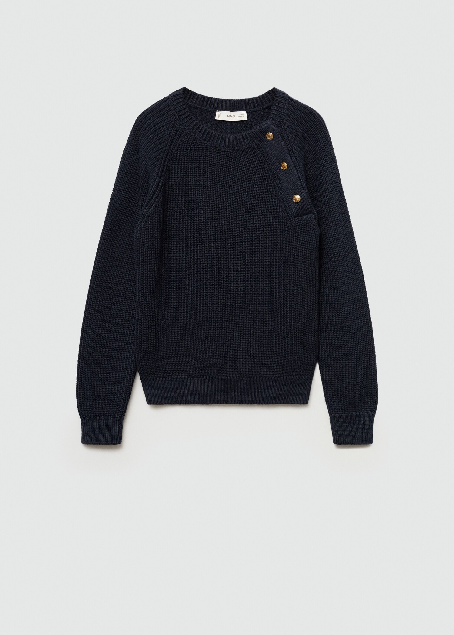 Buttons detail knit sweater - Article without model