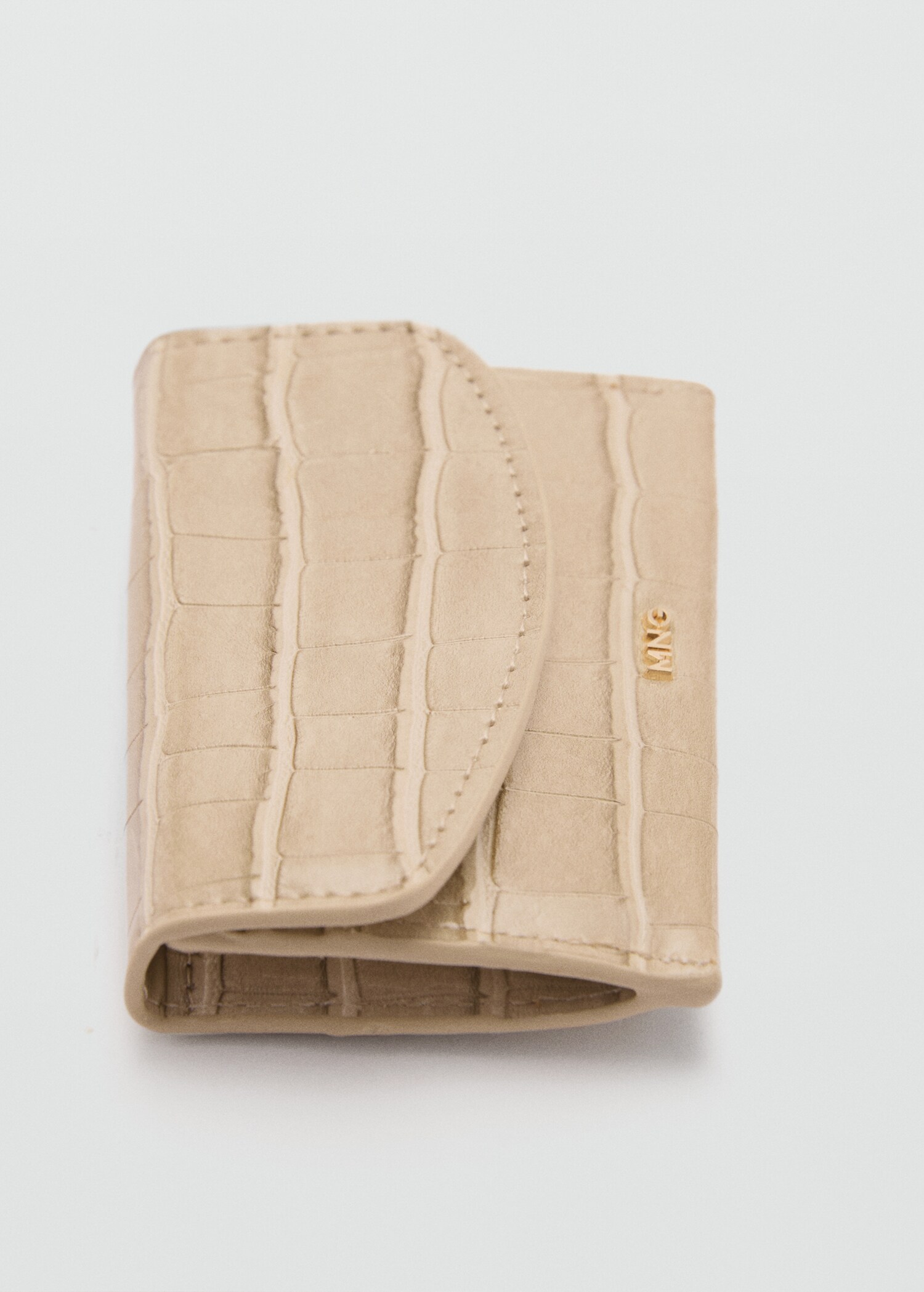 Crocodile-effect purse - Medium plane
