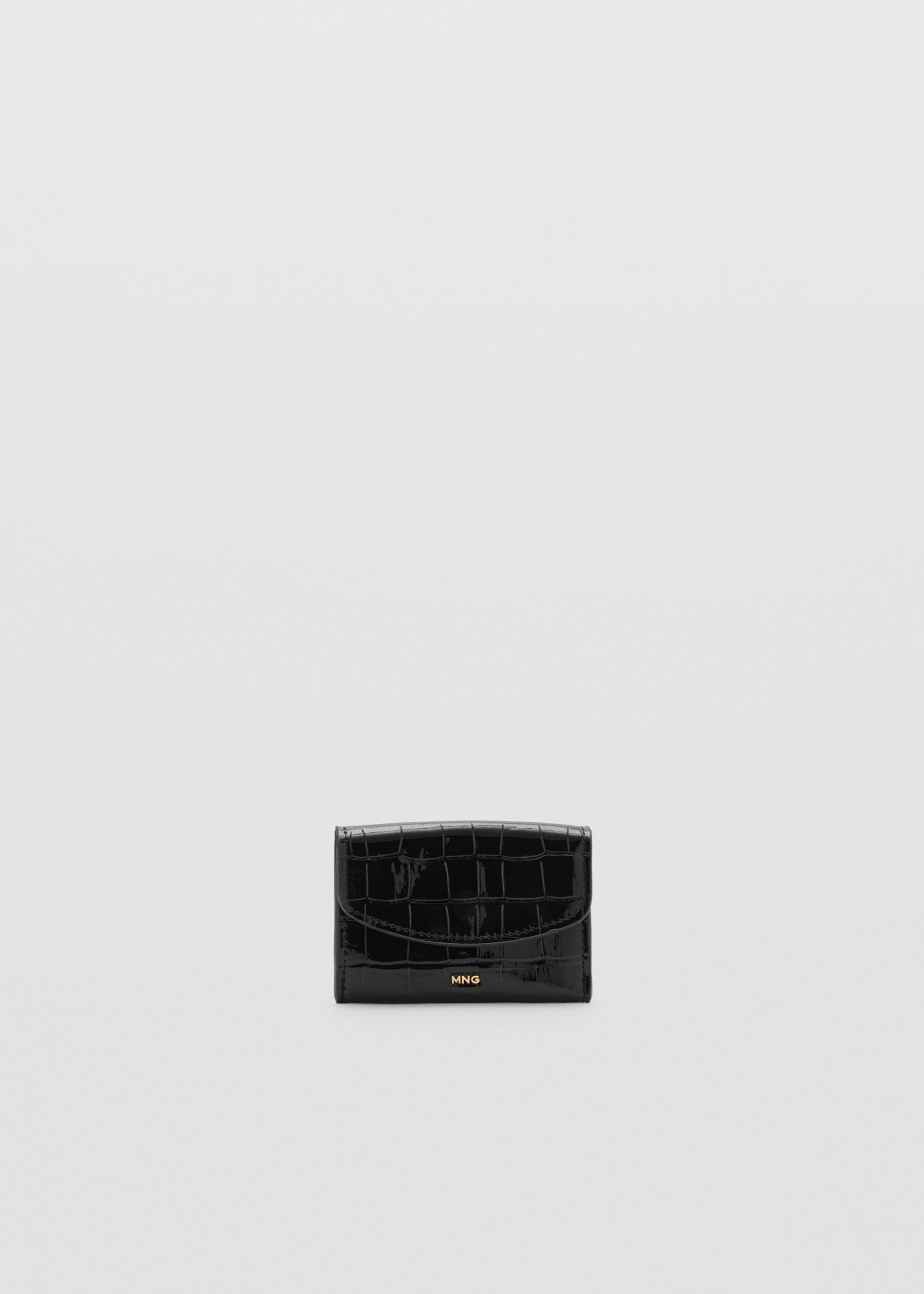 Crocodile-effect purse - Article without model