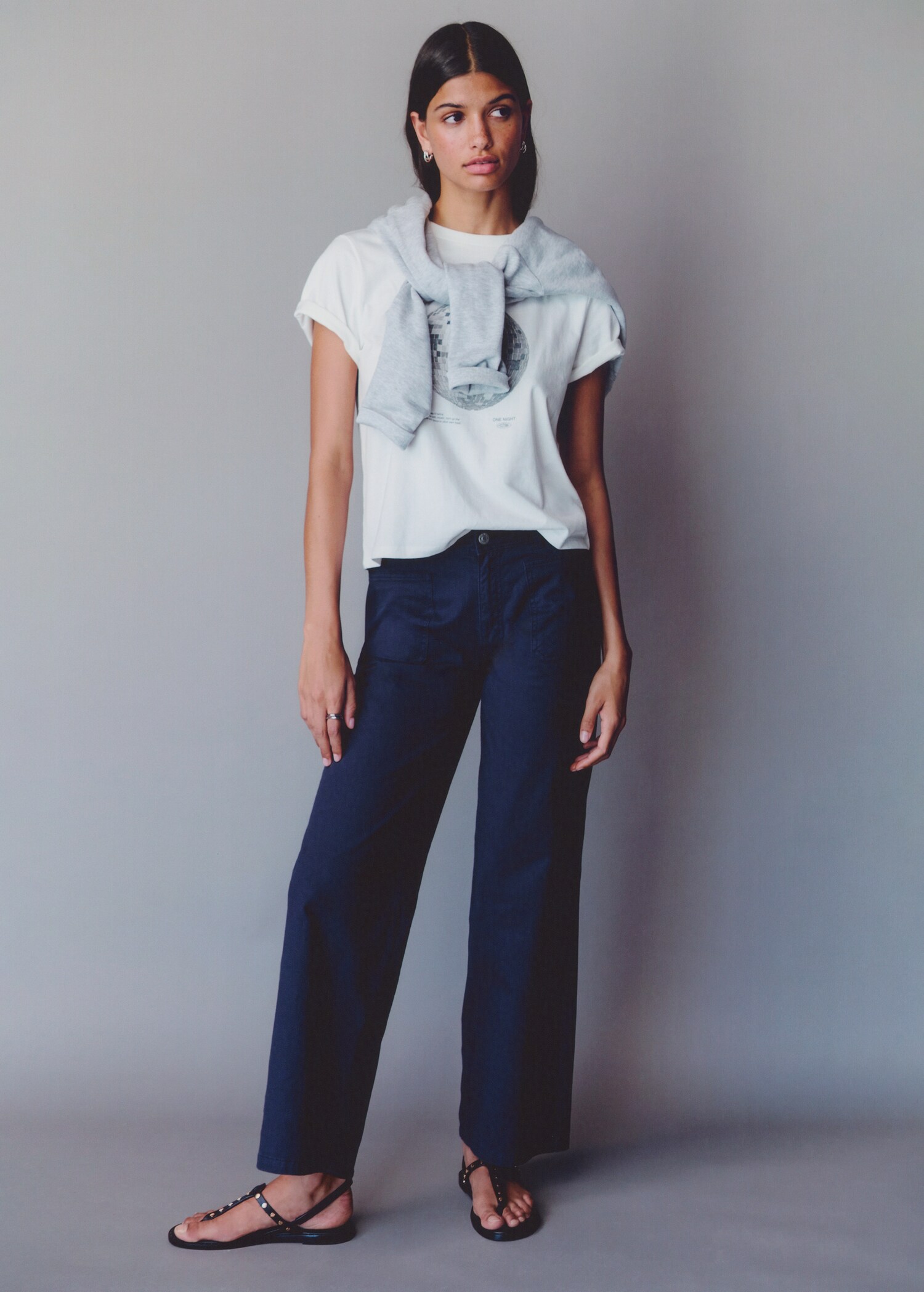 Pockets straight trousers - Details of the article 5