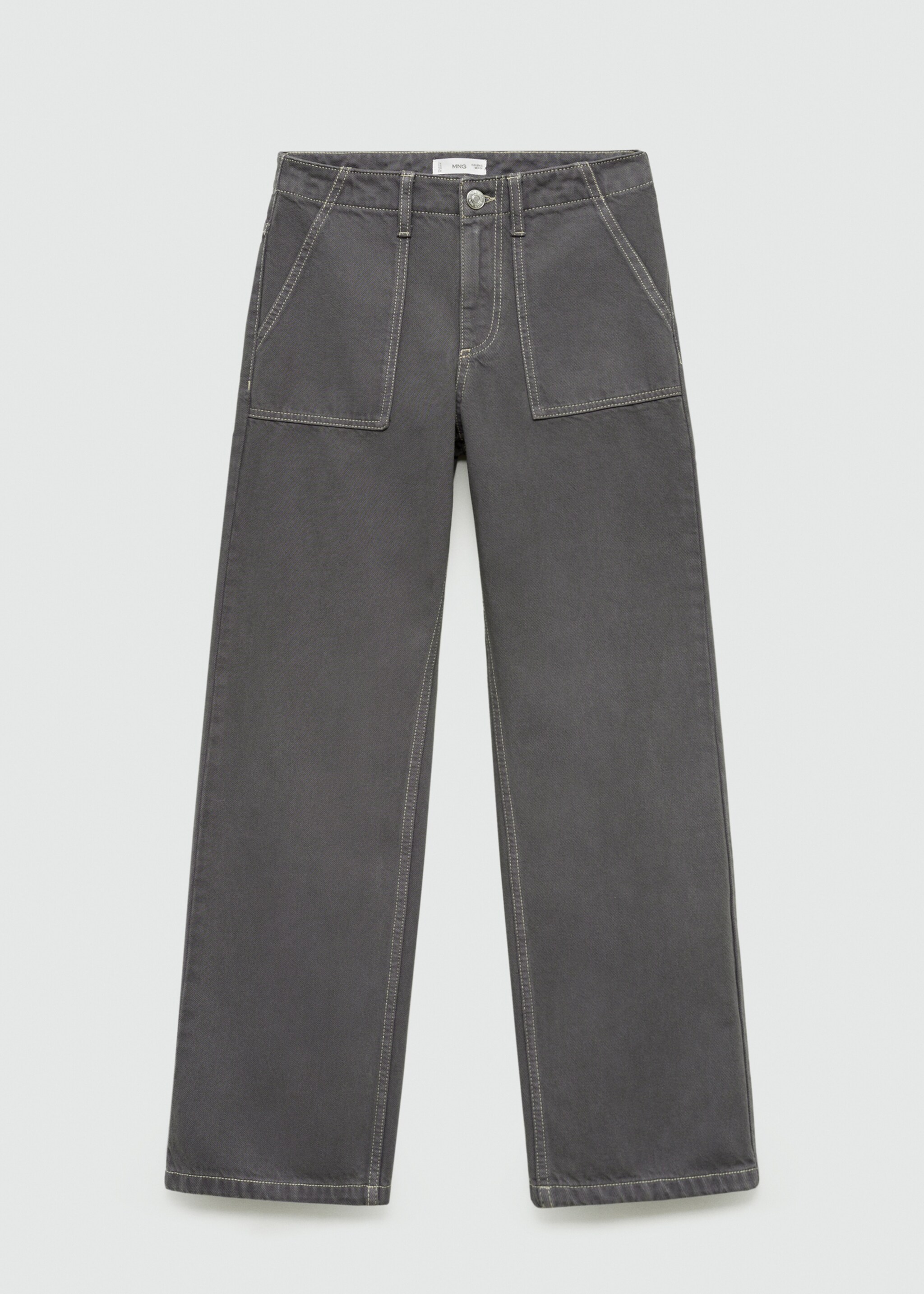 Pantalón recto bolsillos - Artículo sin modelo, Azul. Ref: 77074052-00.