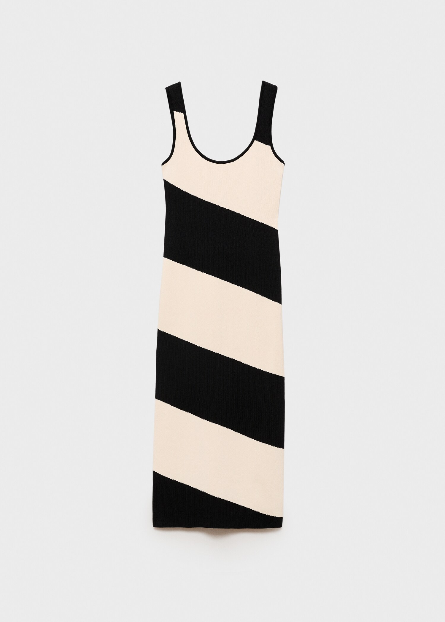 Vestido punto midi rayas - Artículo sin modelo