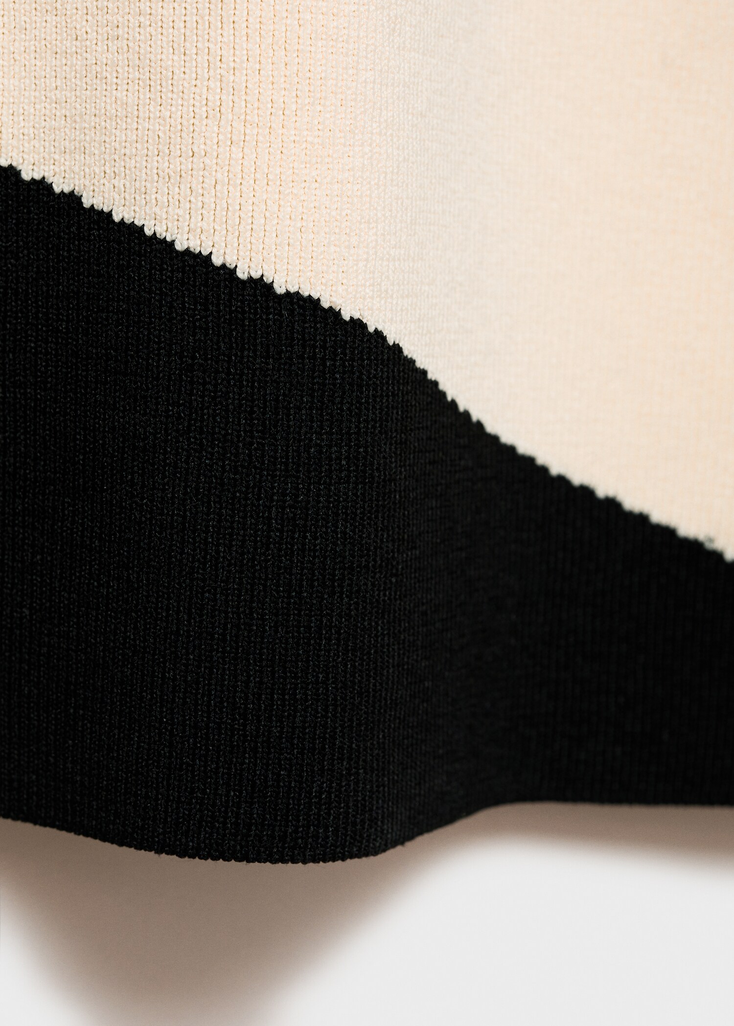Vestido punto midi rayas - Detalle del artículo 0