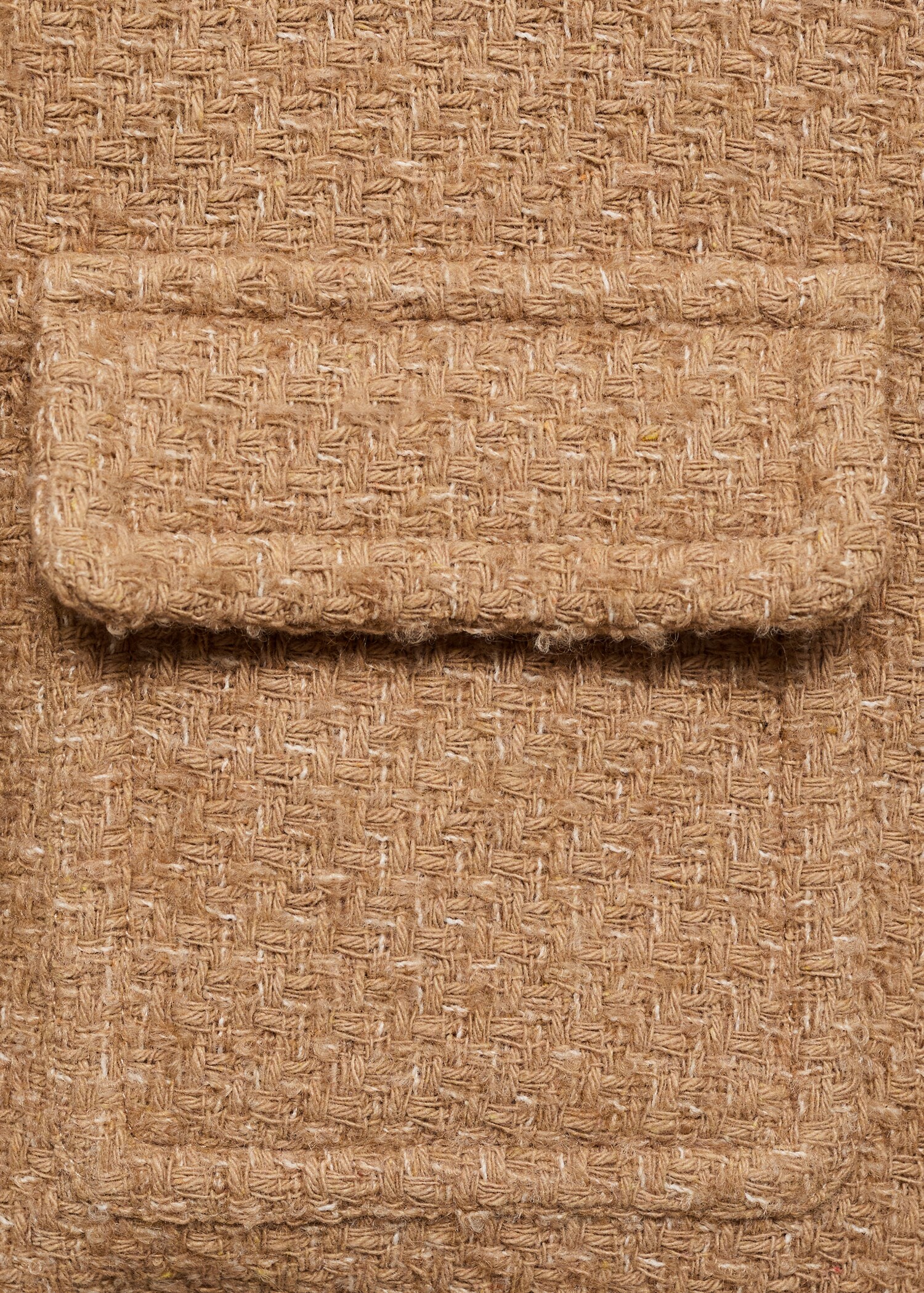 Chaqueta tweed bolsillos - Detalle del artículo 0