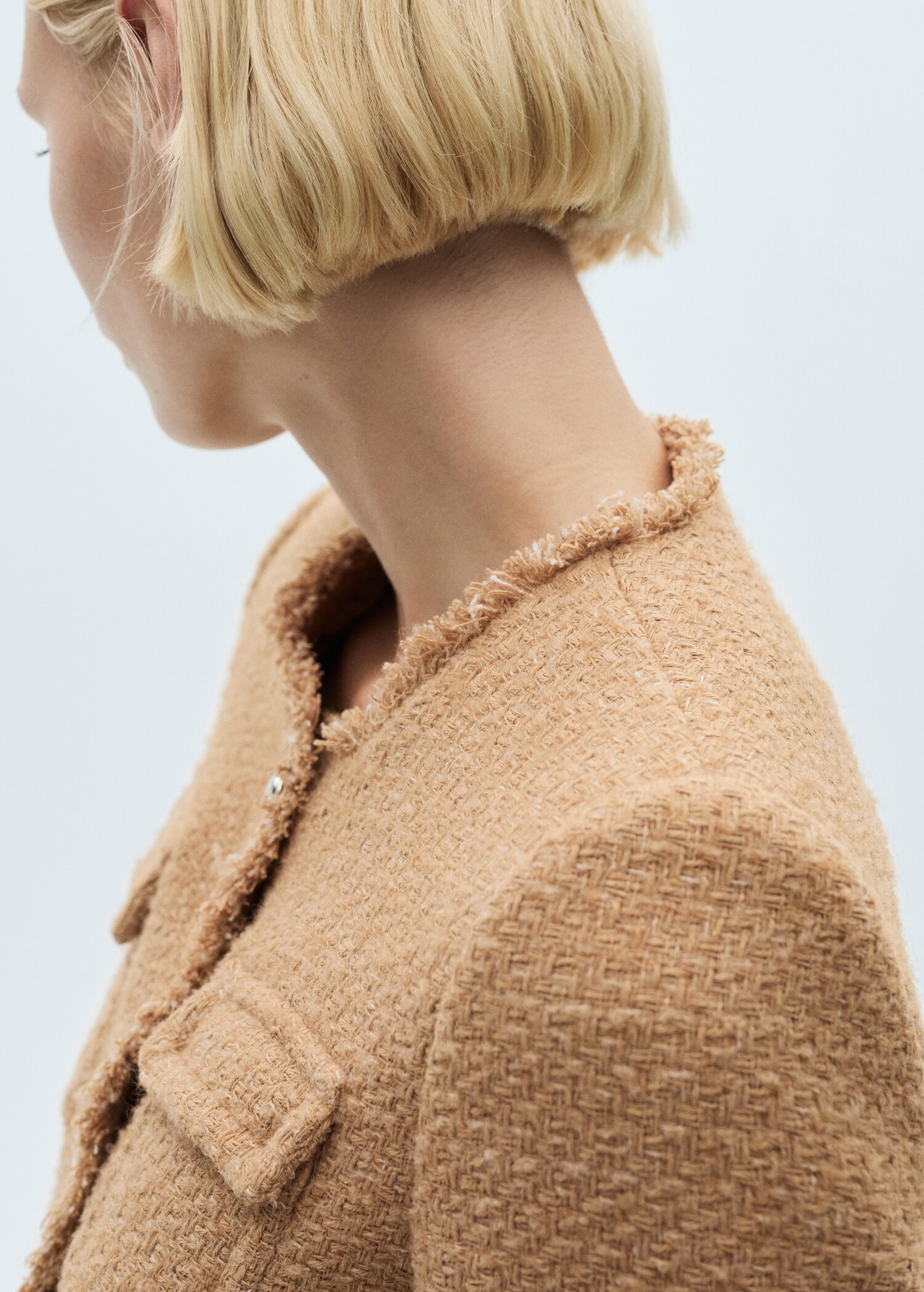 Chaqueta tweed bolsillos - Detalle del artículo 1