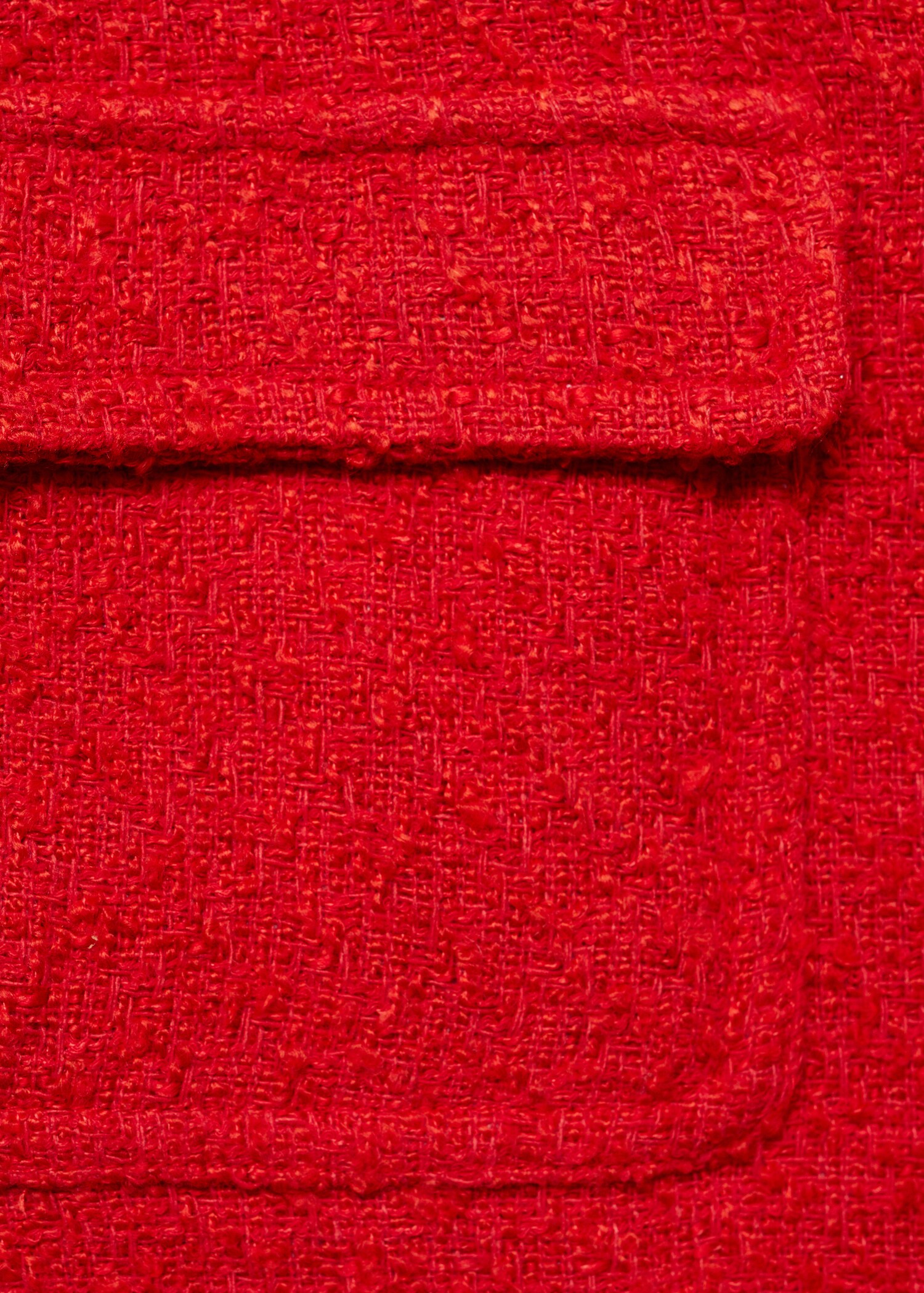 Chaqueta tweed bolsillos - Detalle del artículo 0