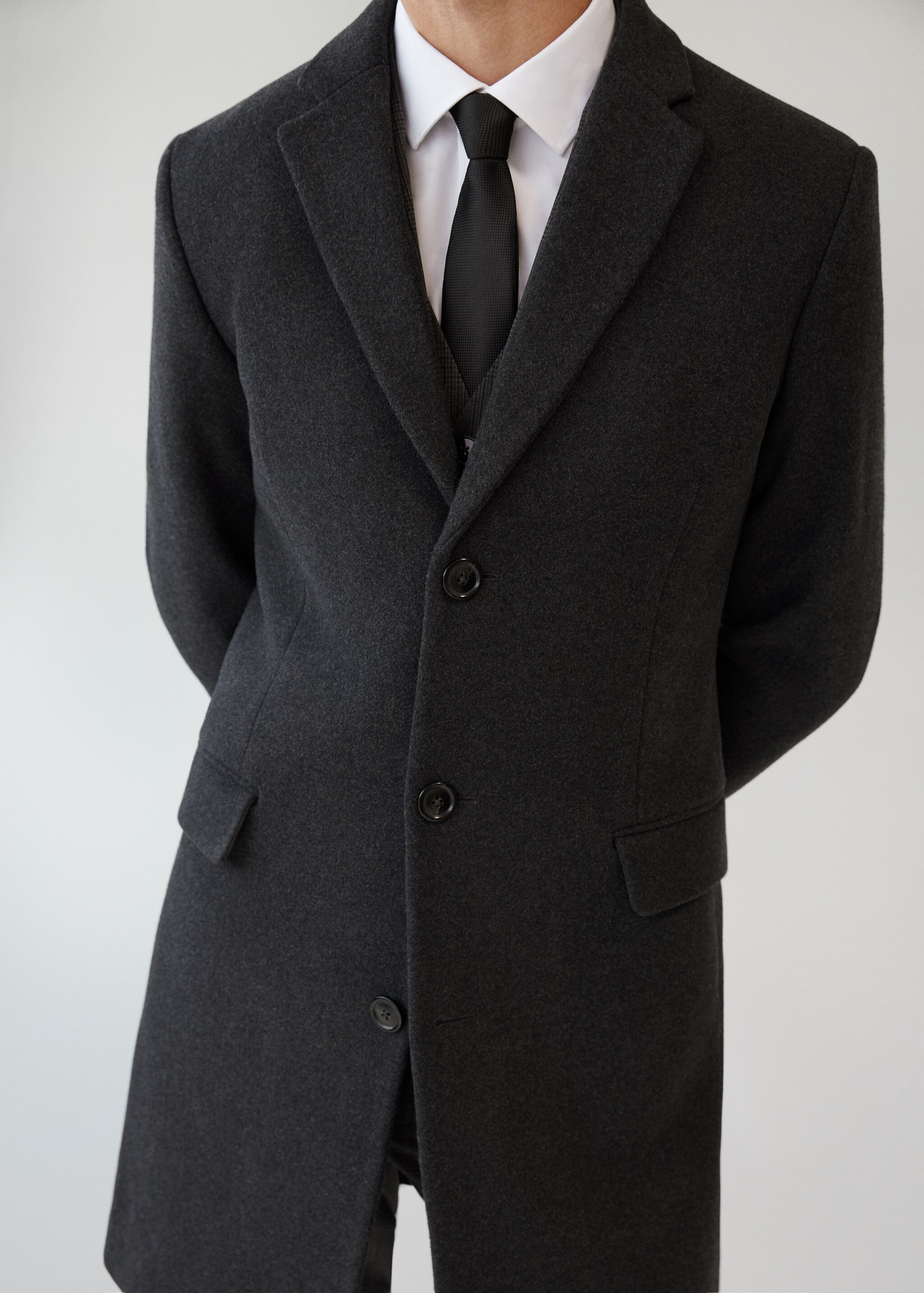 Vesta slim fit ze strečové látky - Detail zboží 1