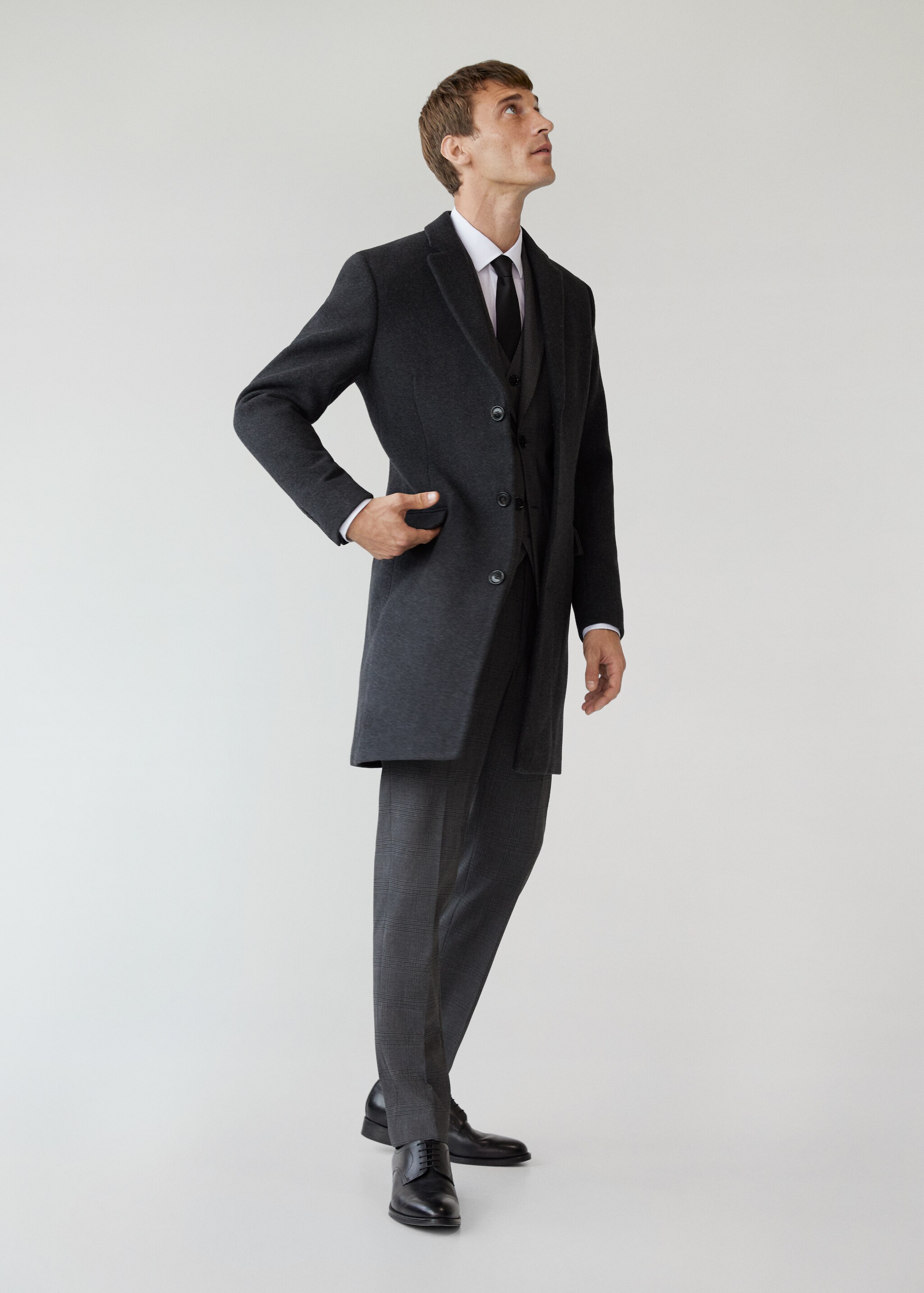 Vesta slim fit ze strečové látky - Detail zboží 3