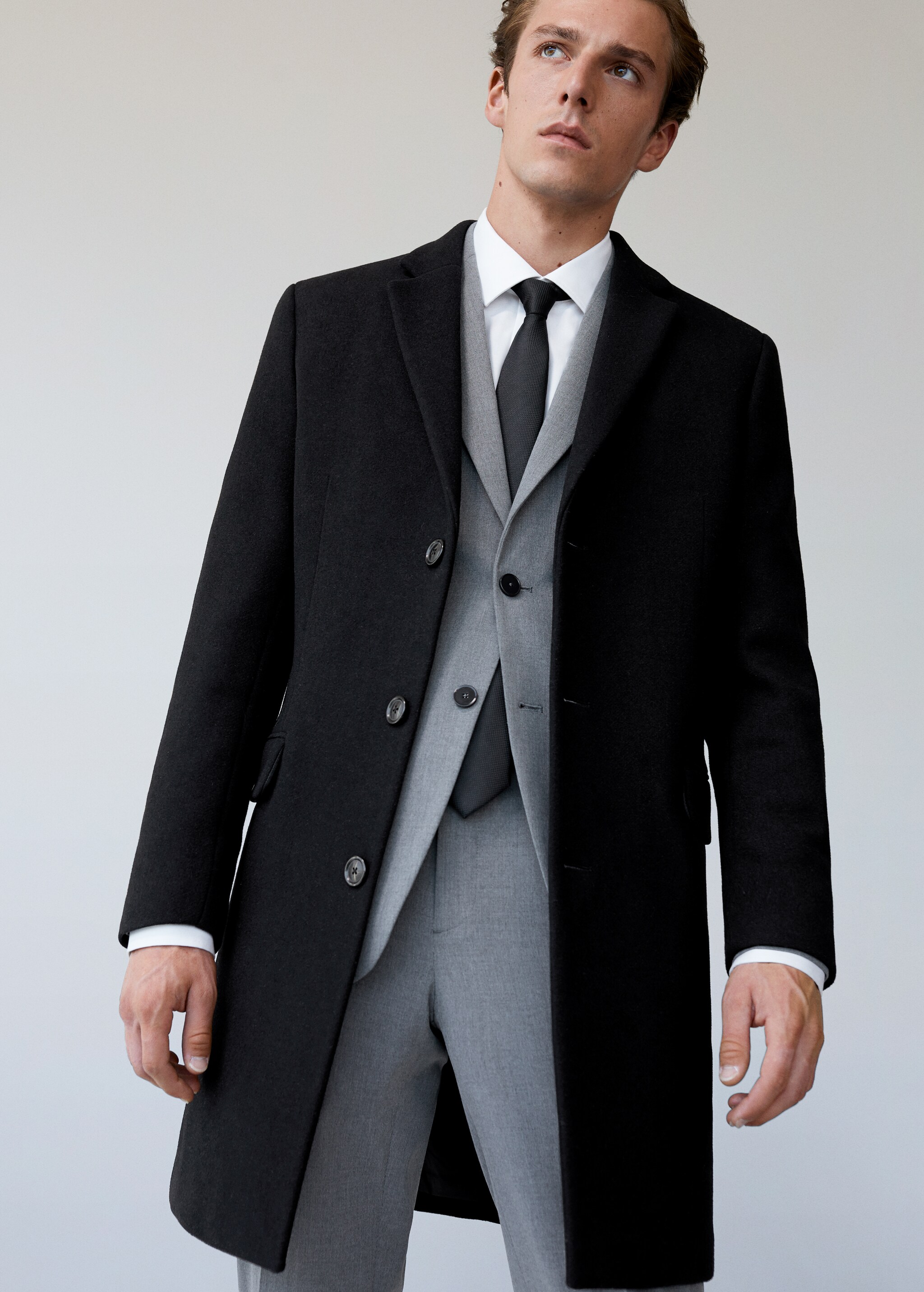 Vesta slim fit ze strečové látky - Detail zboží 2