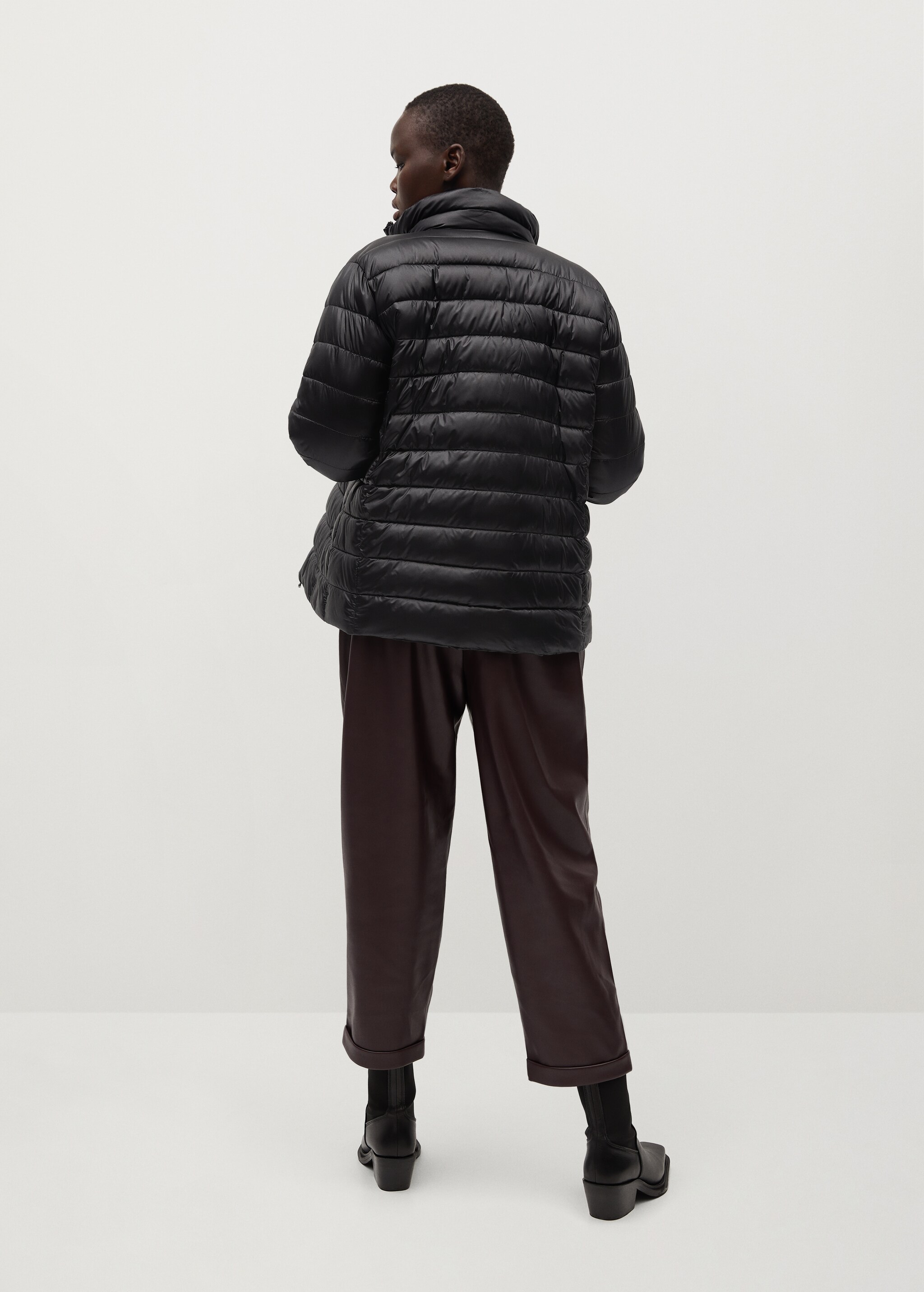 Anorak acolchado bolsillos - Reverso del artículo