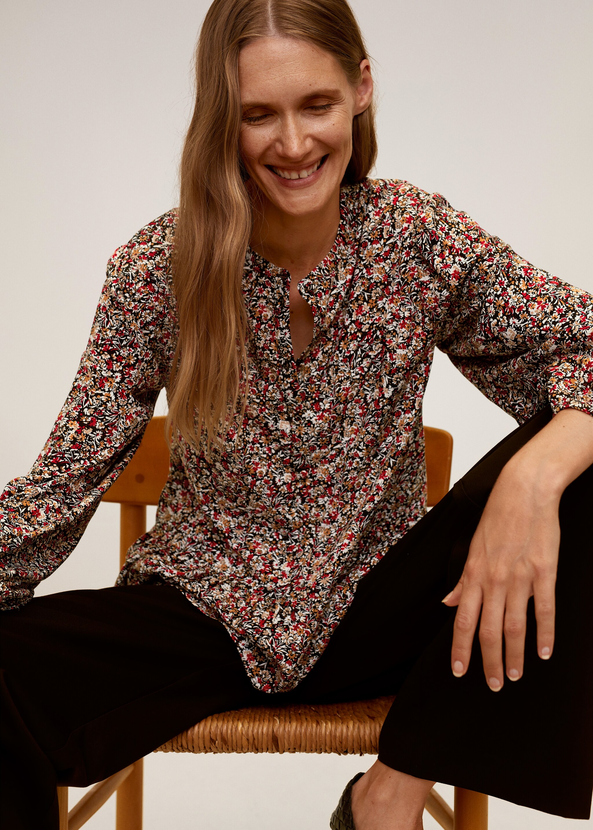 Blusa estampado floral - Detalle del artículo 2