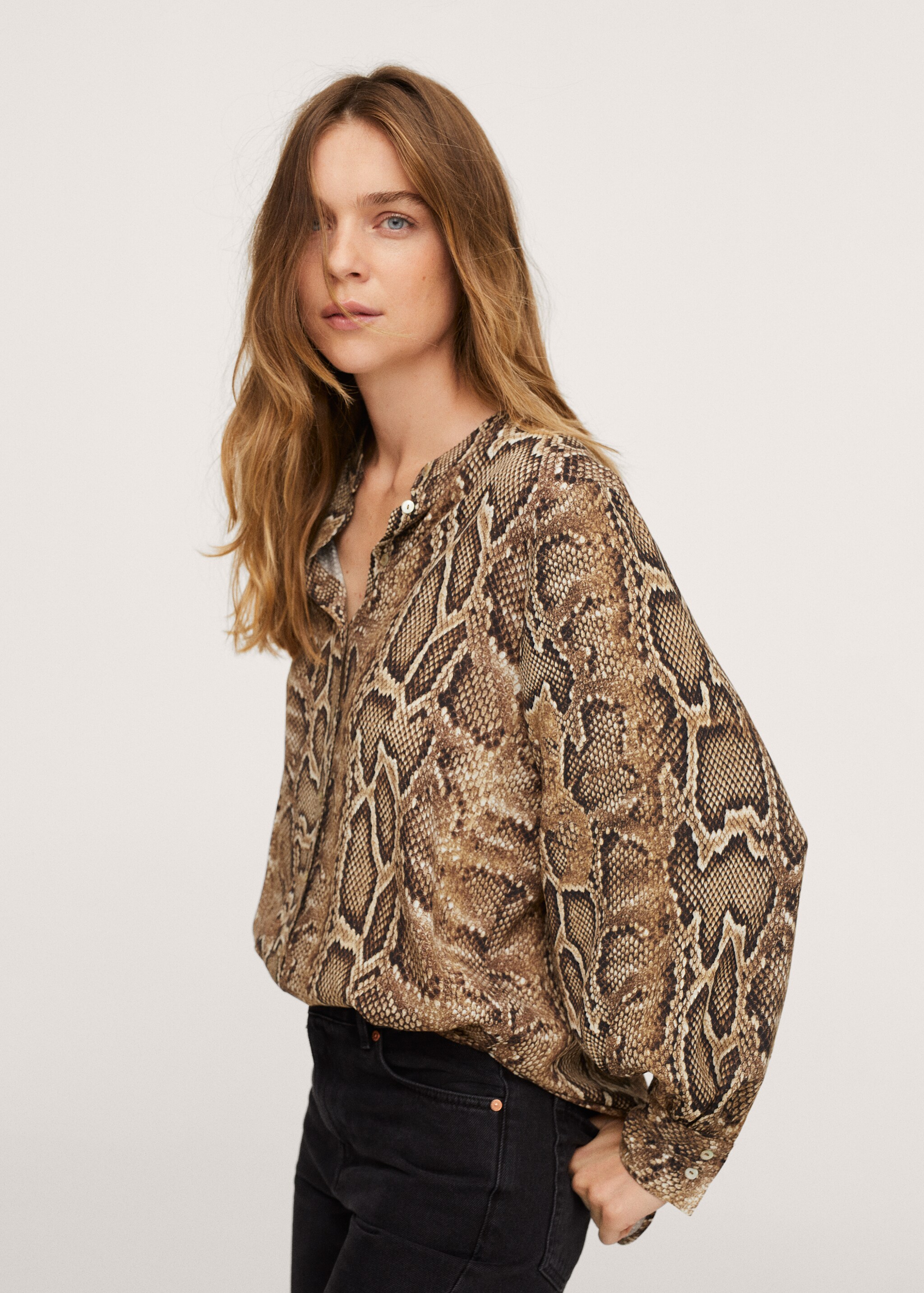Snake print shirt - Details of the article 2