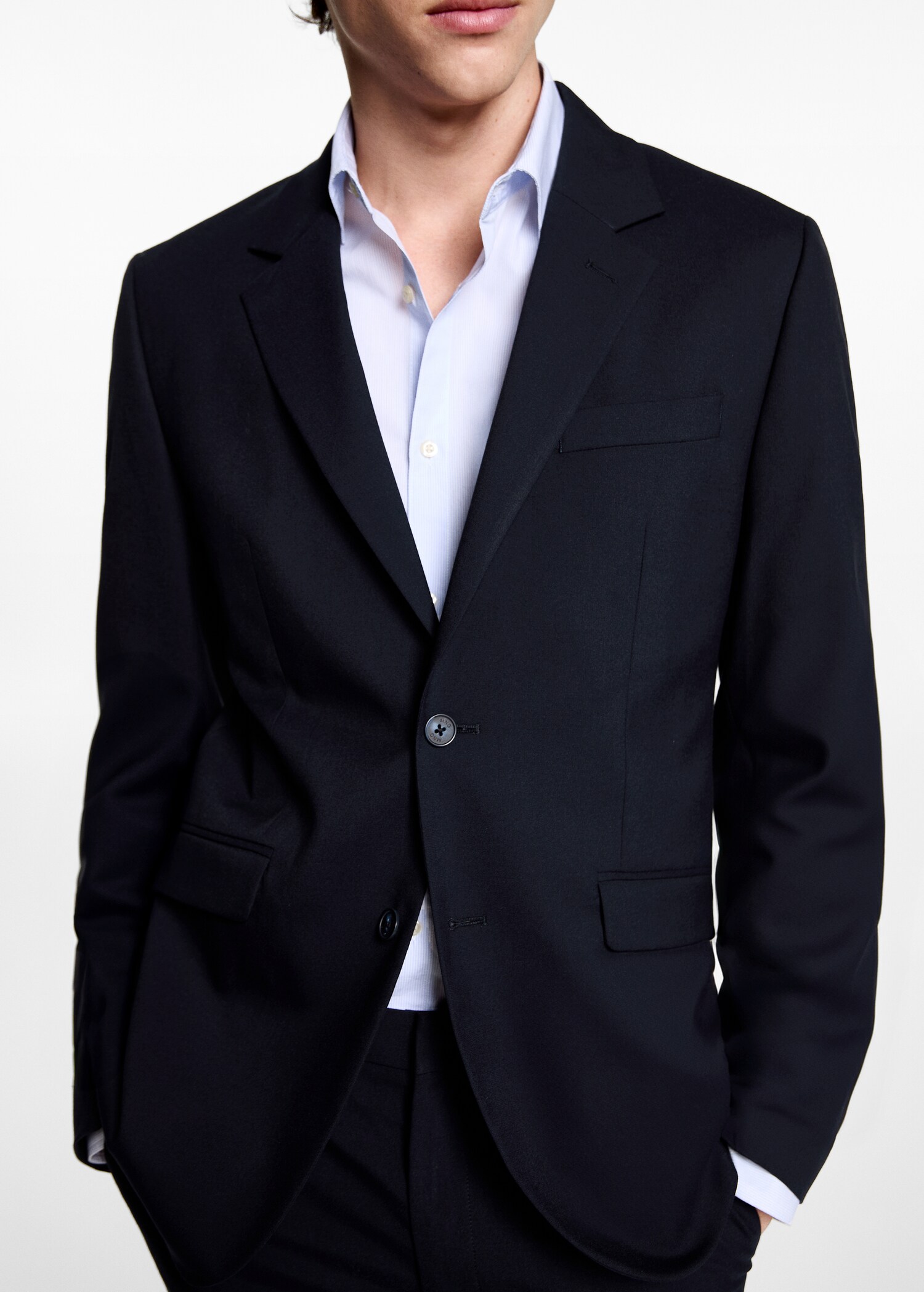 Slim-fit suit jacket - Details of the article 6