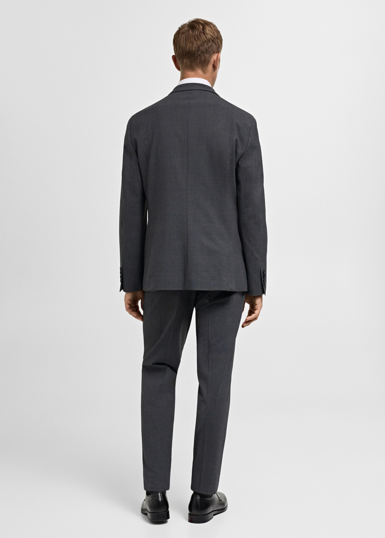 Super slim-fit suit jacket in stretch fabric - Medium plane
