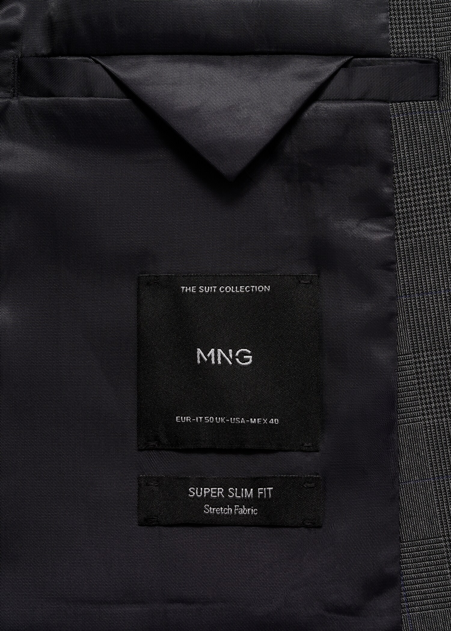 Super slim-fit suit jacket in stretch fabric - Details of the article 0