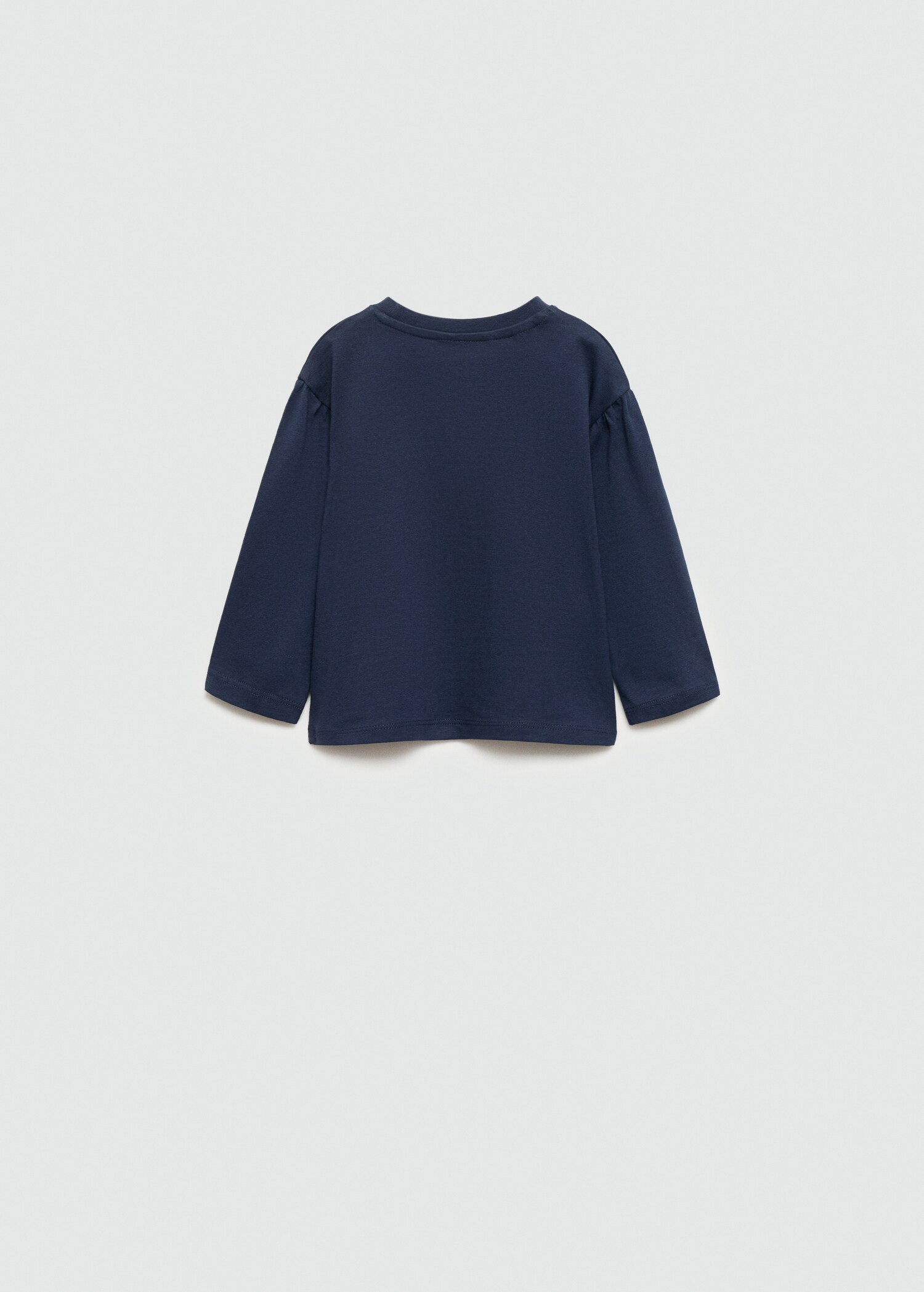 Mönstrad t-shirt broderade detaljer - Artikelns baksida