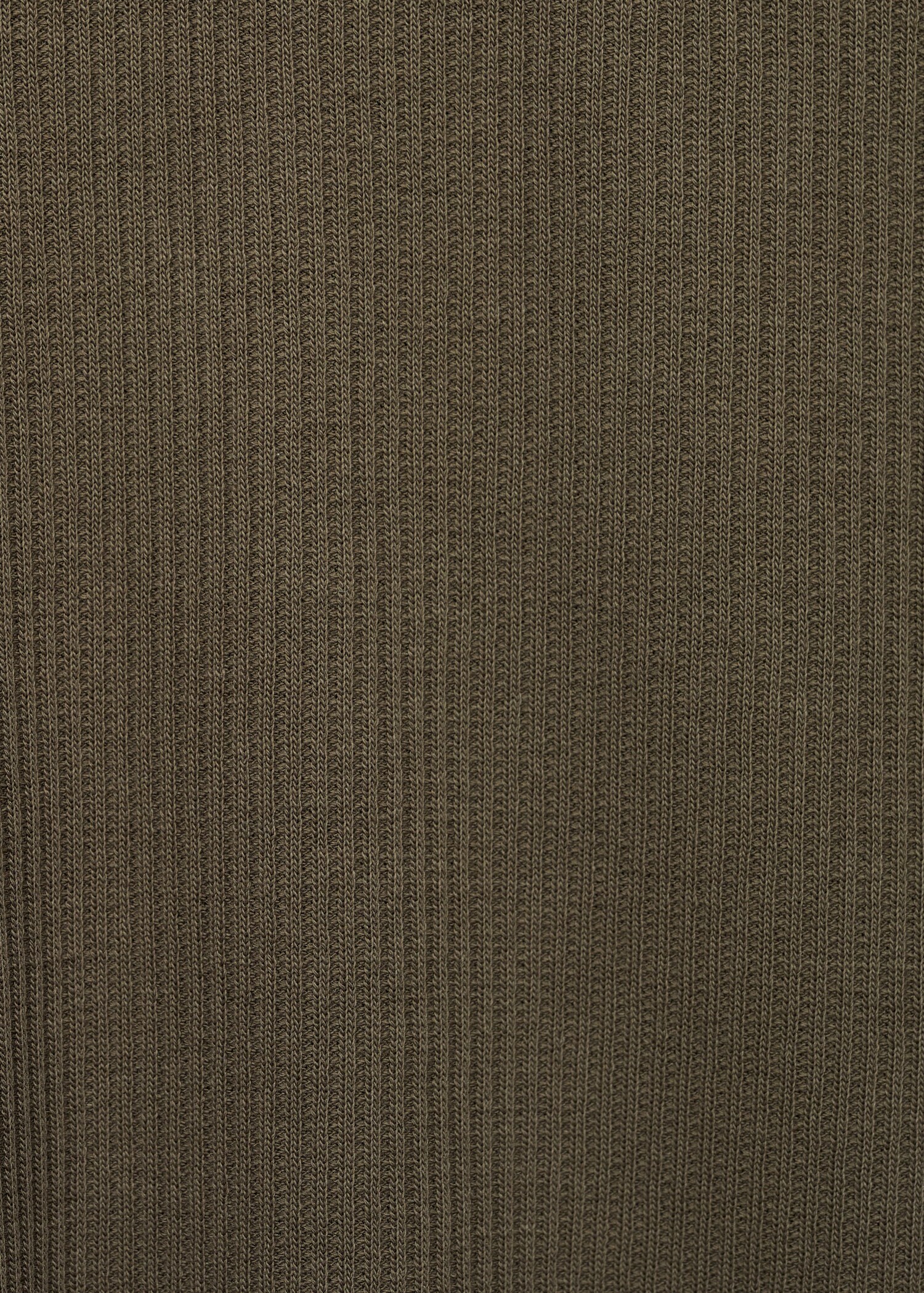 Ribbed cotton knitted polo shirt - Details of the article 0