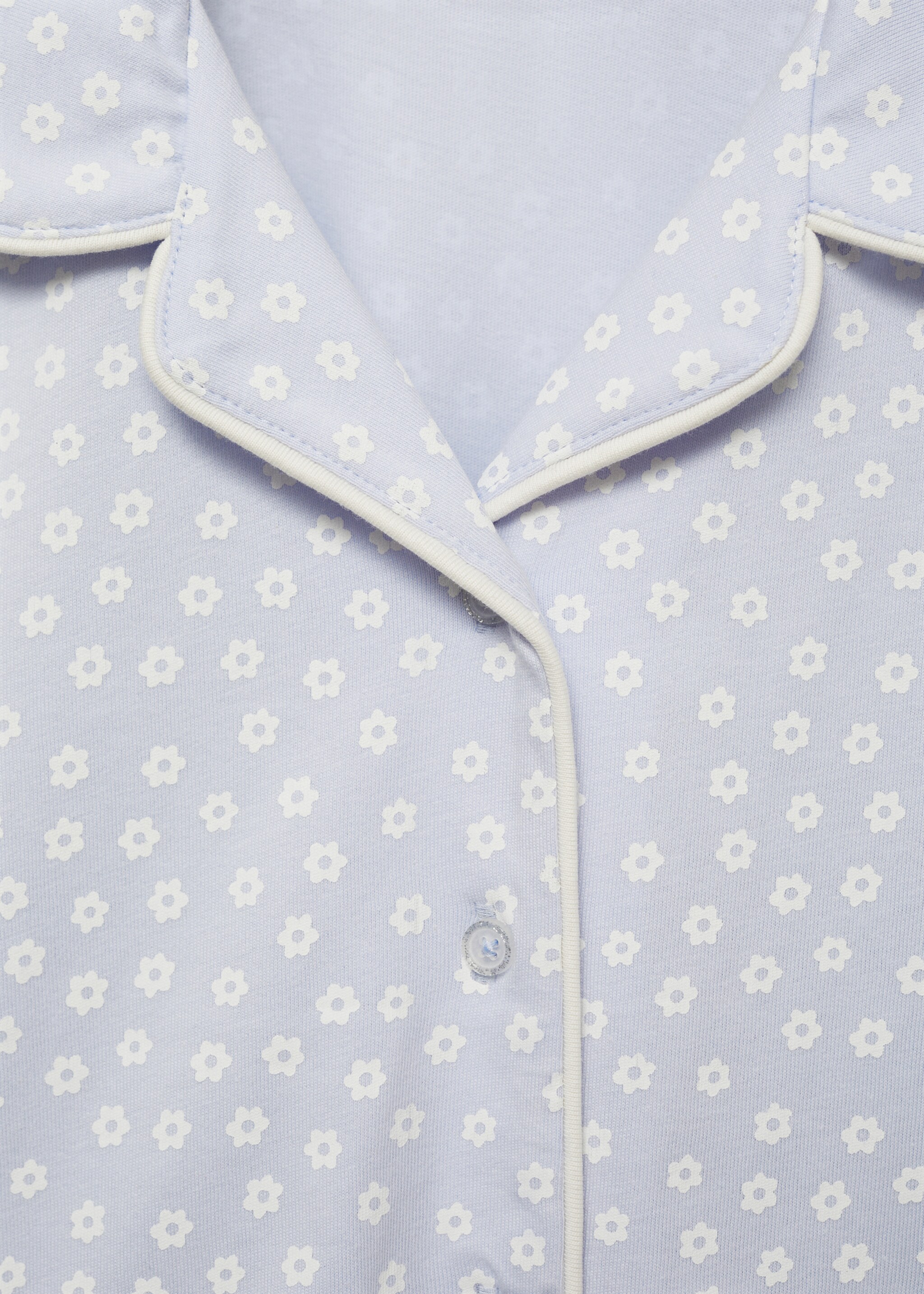 Floral cotton pyjamas - Details of the article 8