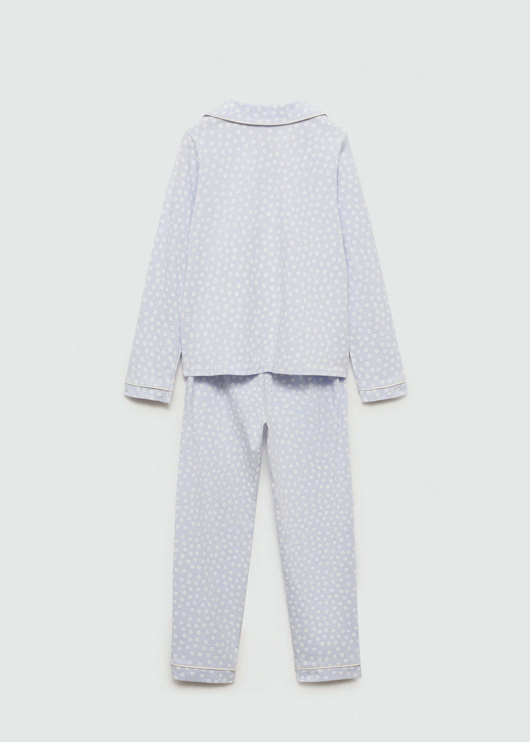Floral cotton pyjamas - Reverse of the article