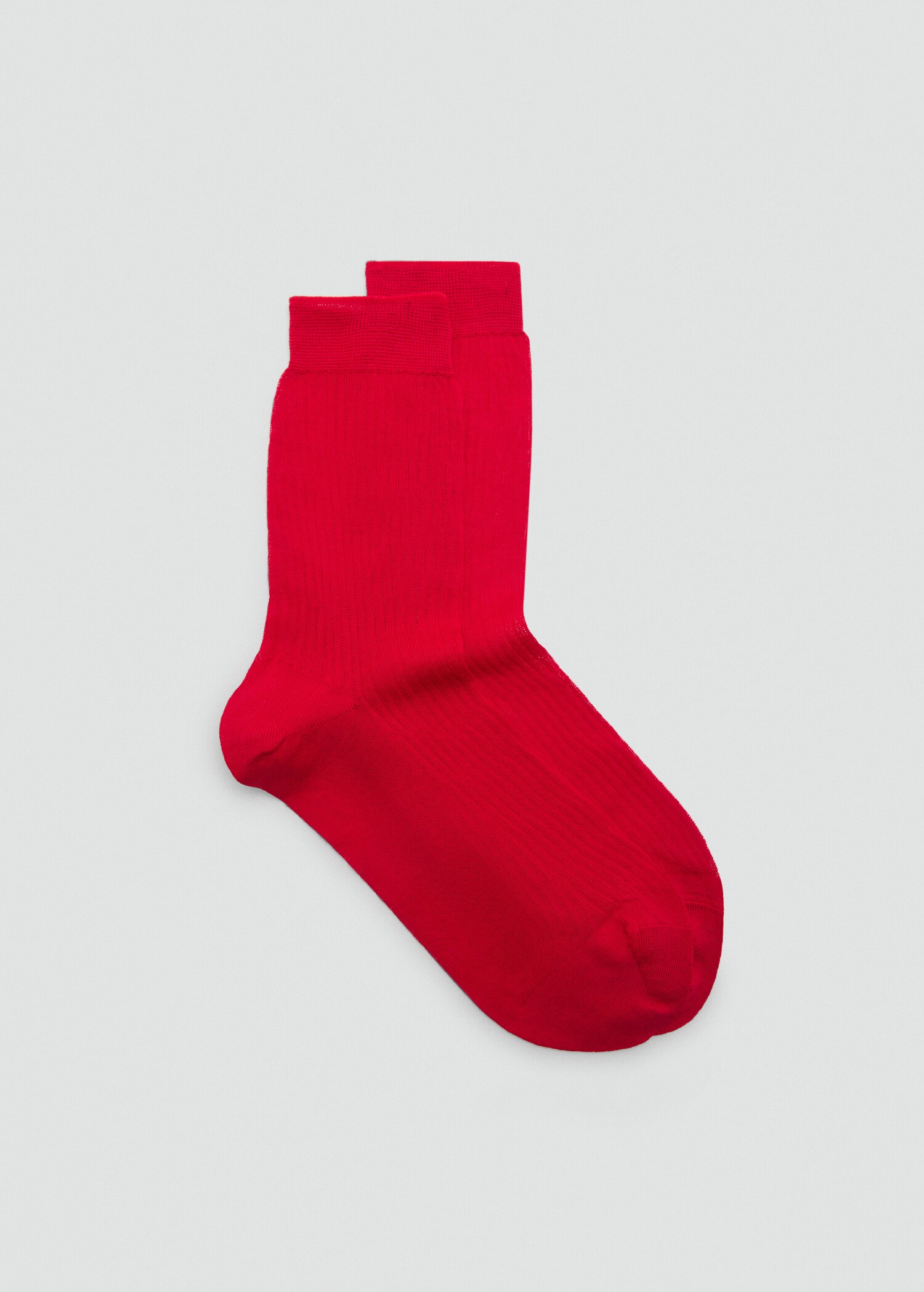 Ribbed cotton socks - Article without model