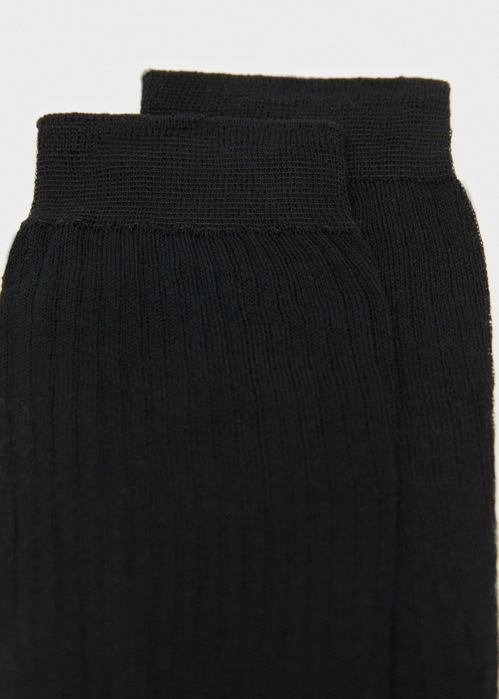 Ribbed cotton socks - Details of the article 1