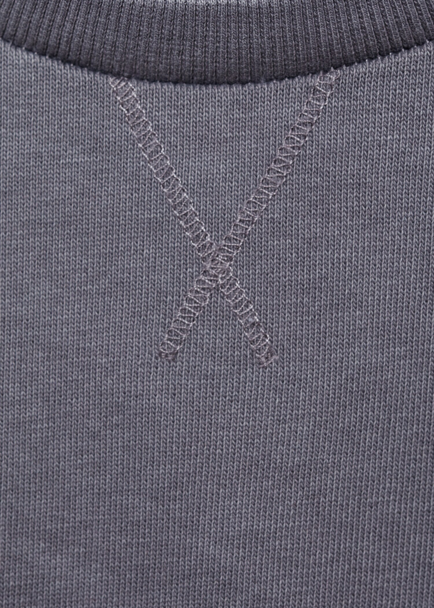 Cottoned sweatshirt dress - Details of the article 8