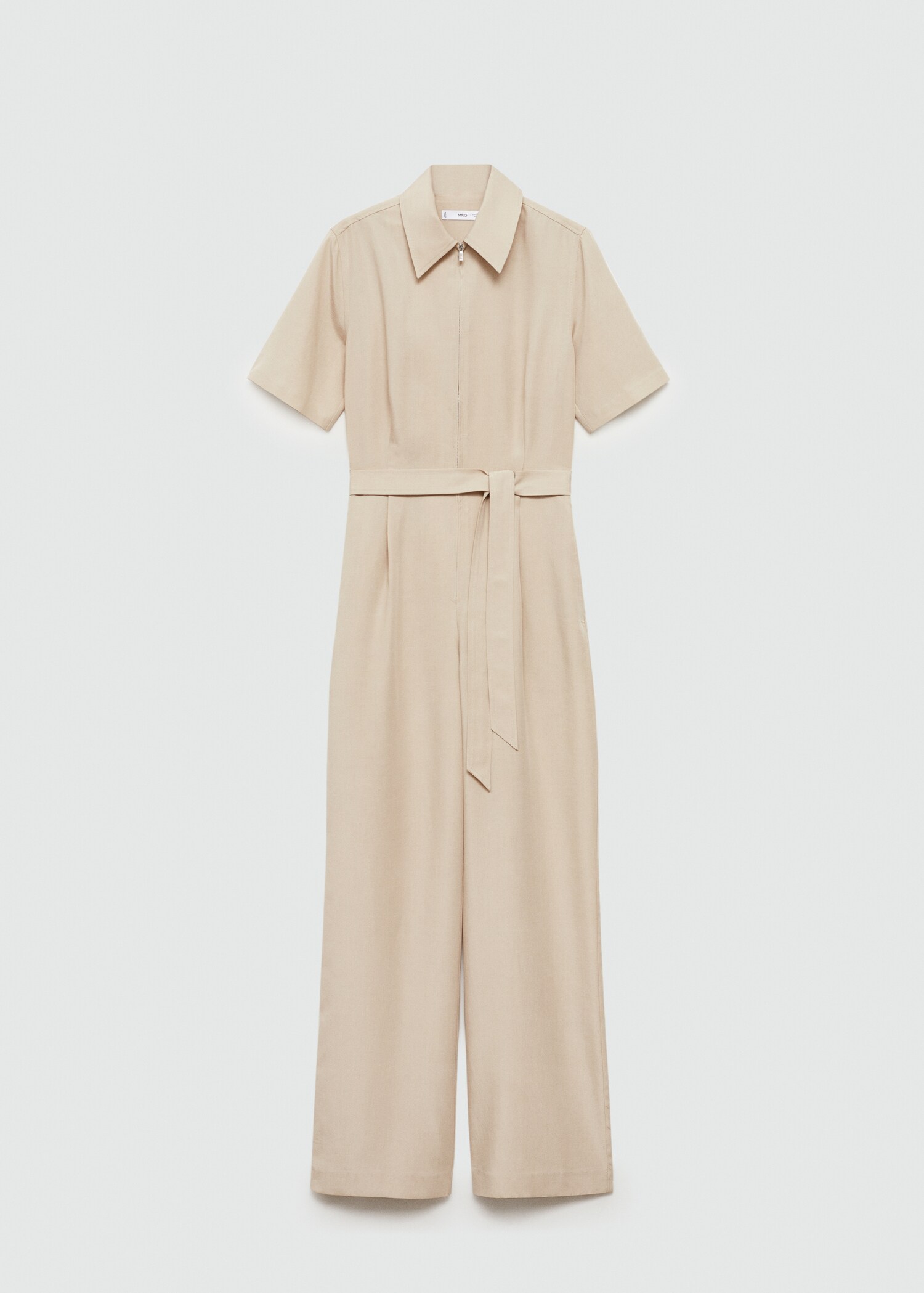 Jumpsuit lyocell skjortkrage - Artikel utan modell