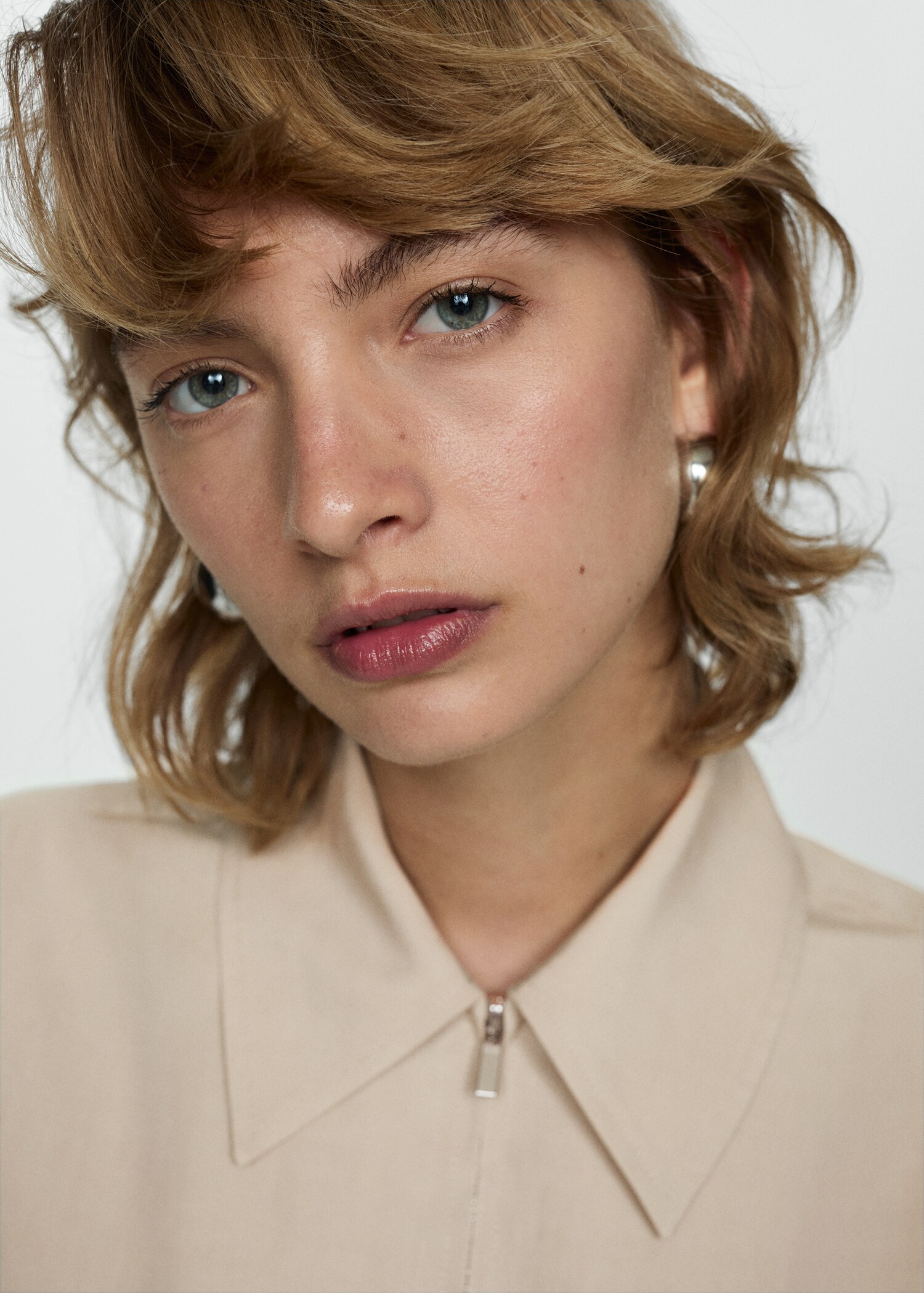 Jumpsuit lyocell skjortkrage - Detaljer om artikeln 1