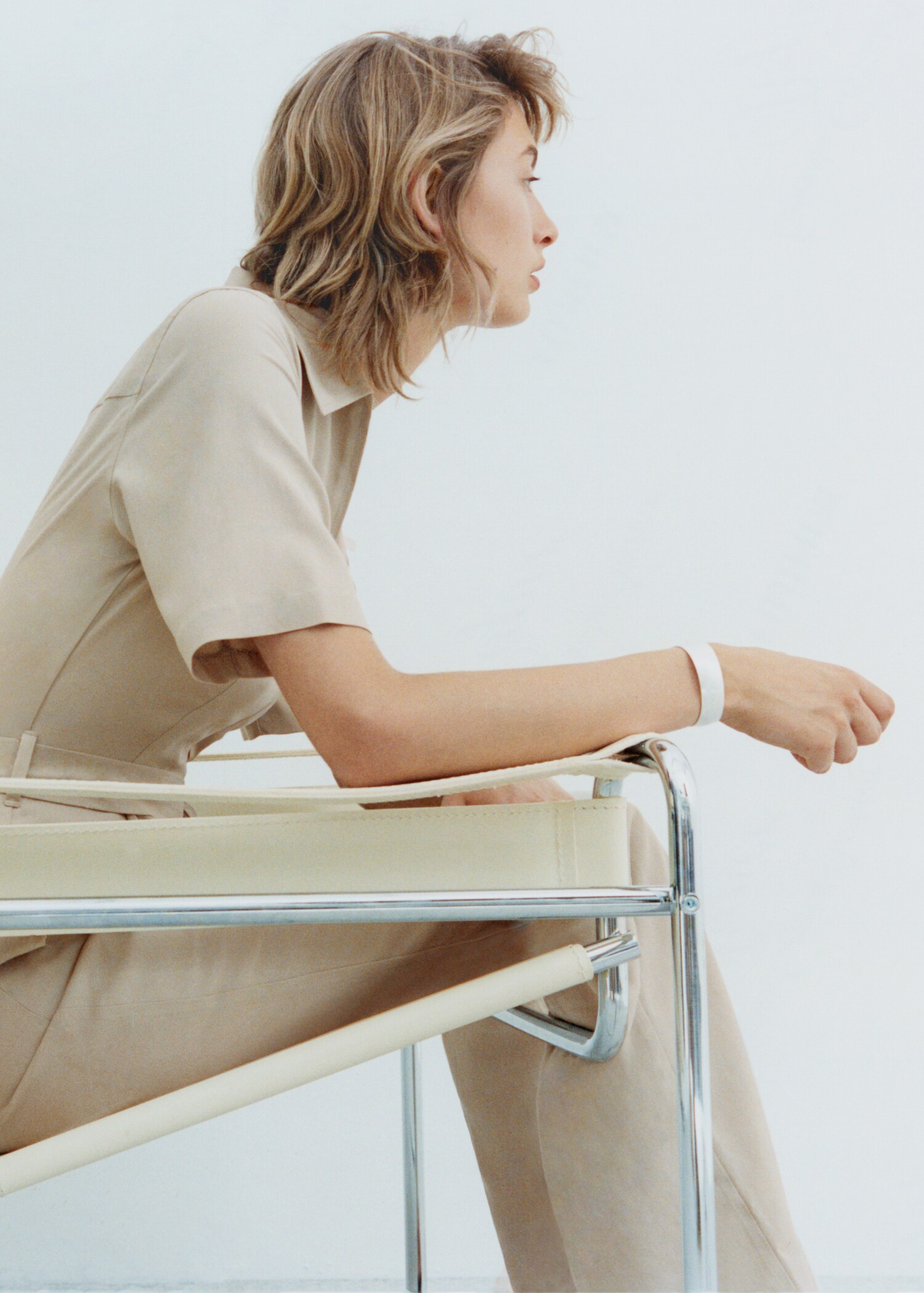 Jumpsuit lyocell skjortkrage - Detaljer om artikeln 6