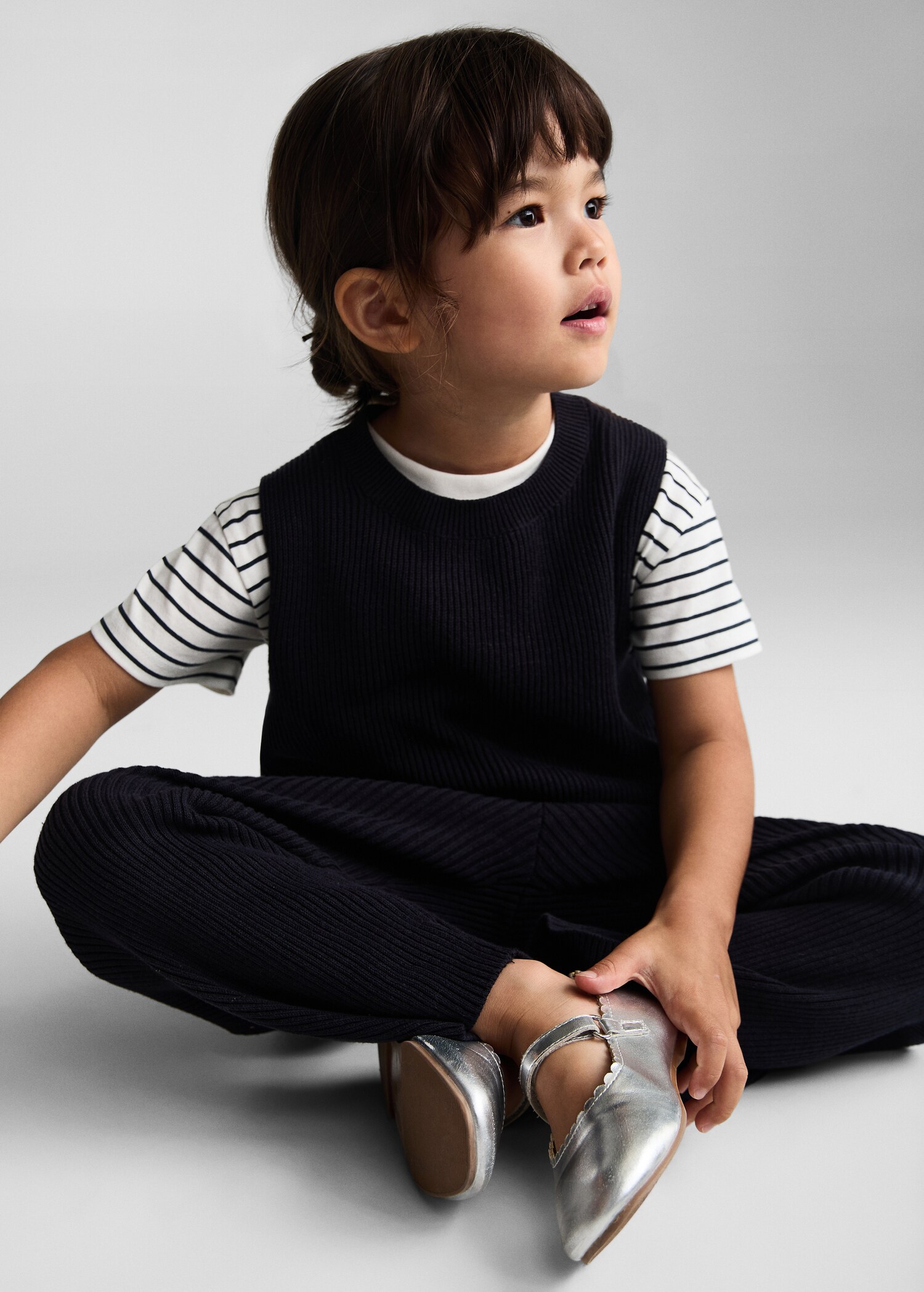 Ribbed trousers - Medium plane