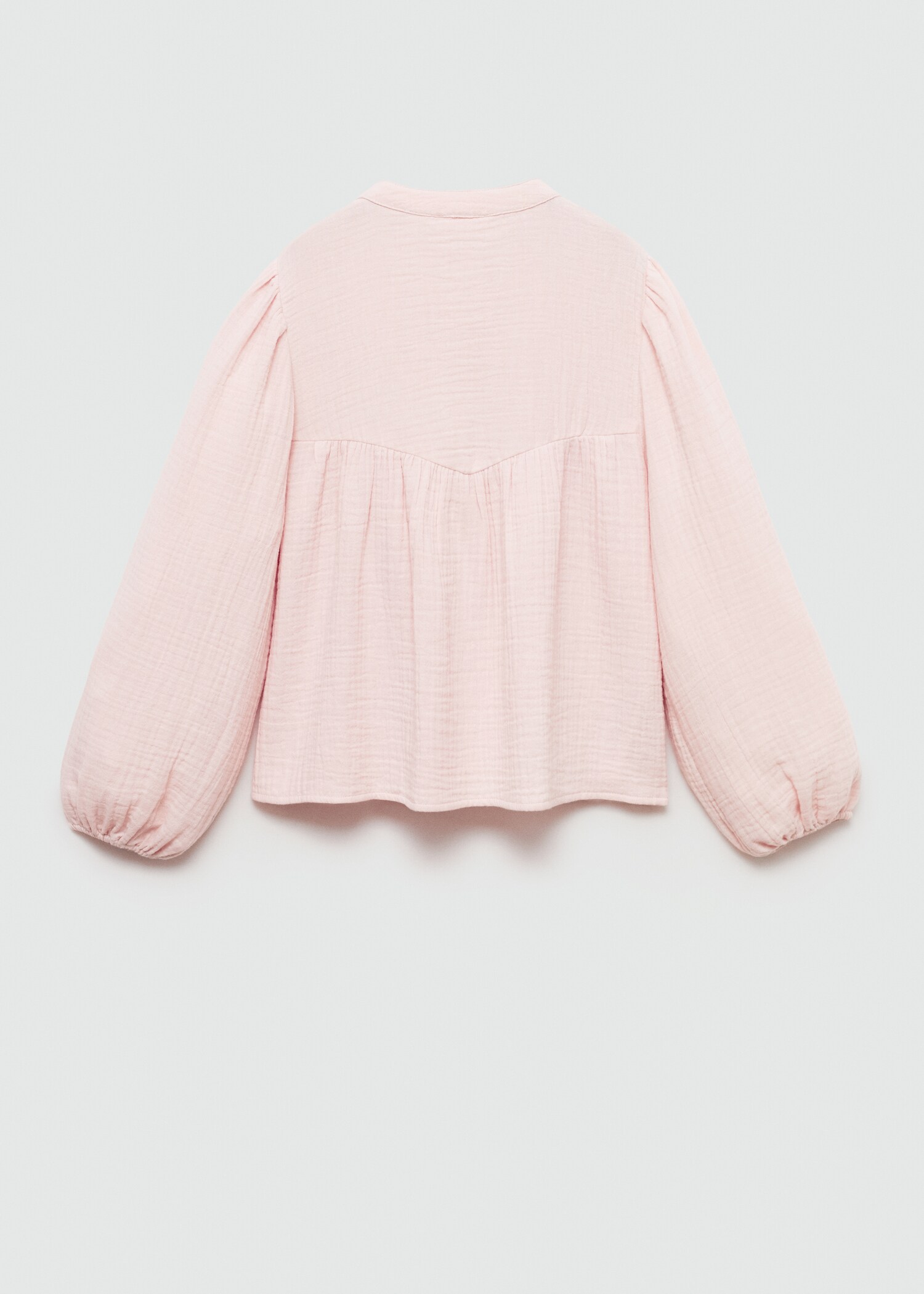Bamboo cotton blouse - Reverse of the article