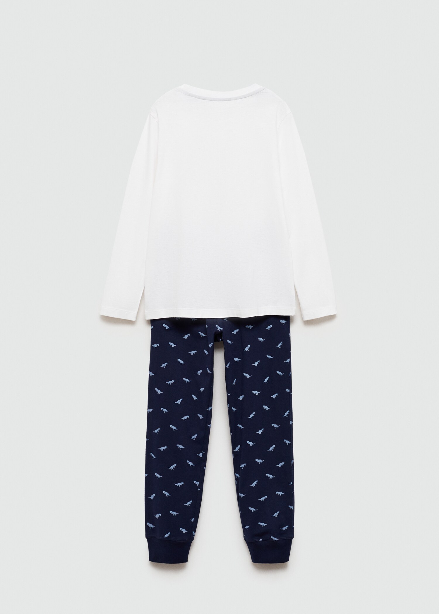 Lång Bomull pyjamas - Artikelns baksida