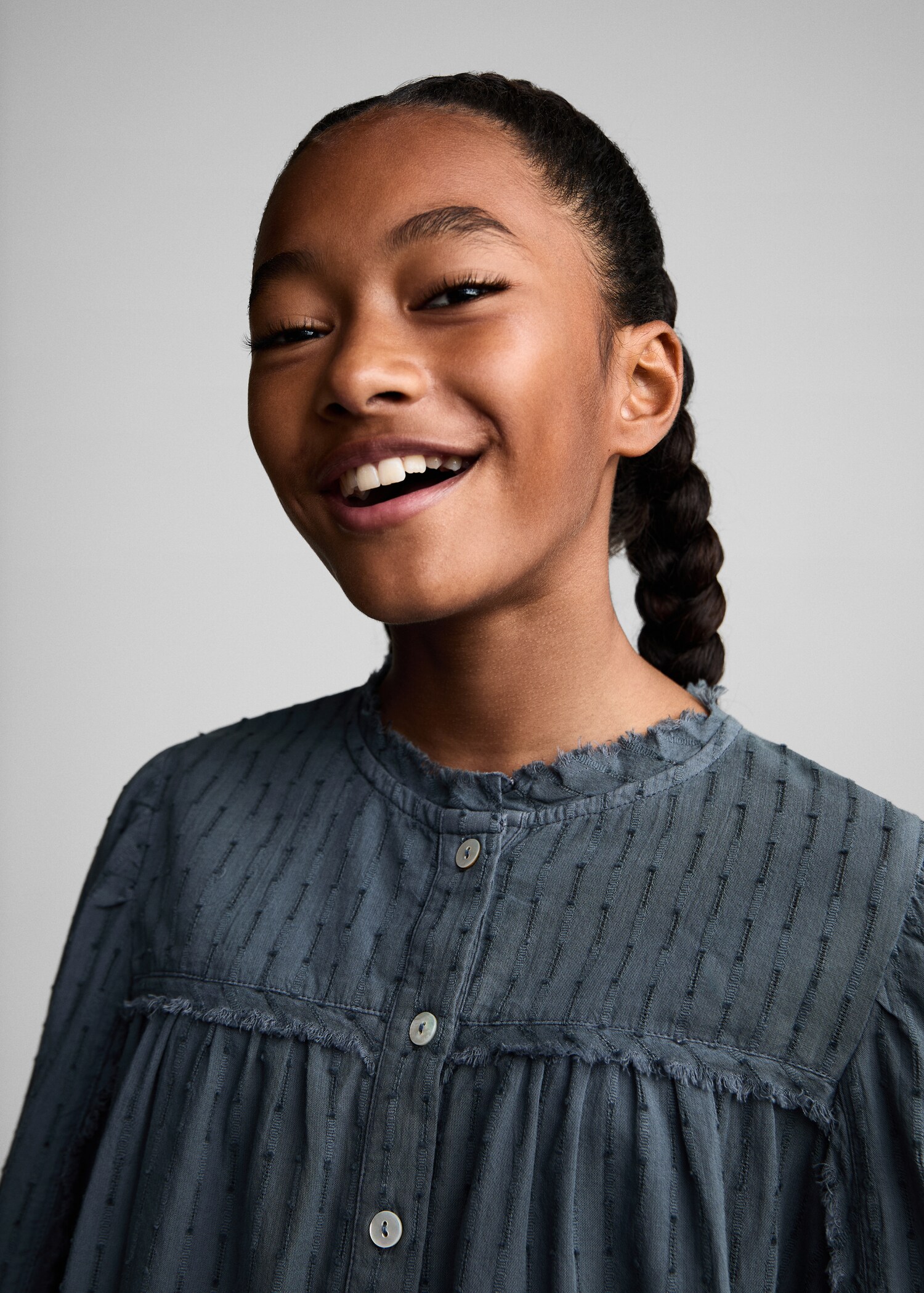 Embroidered details blouse - Details of the article 1