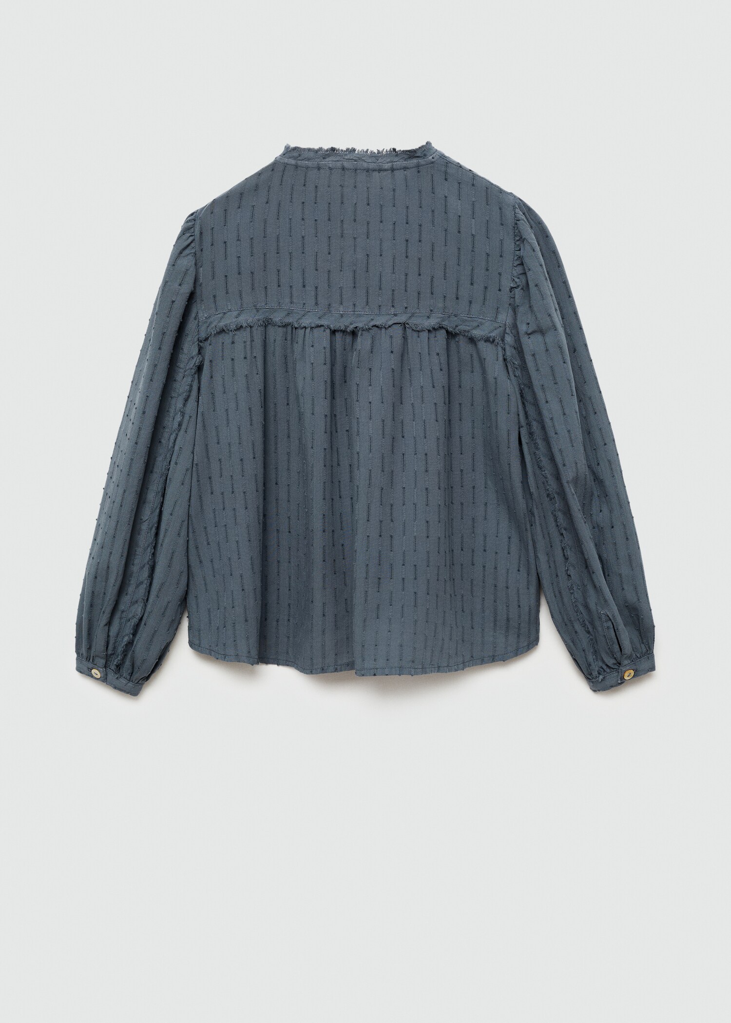 Embroidered details blouse - Reverse of the article