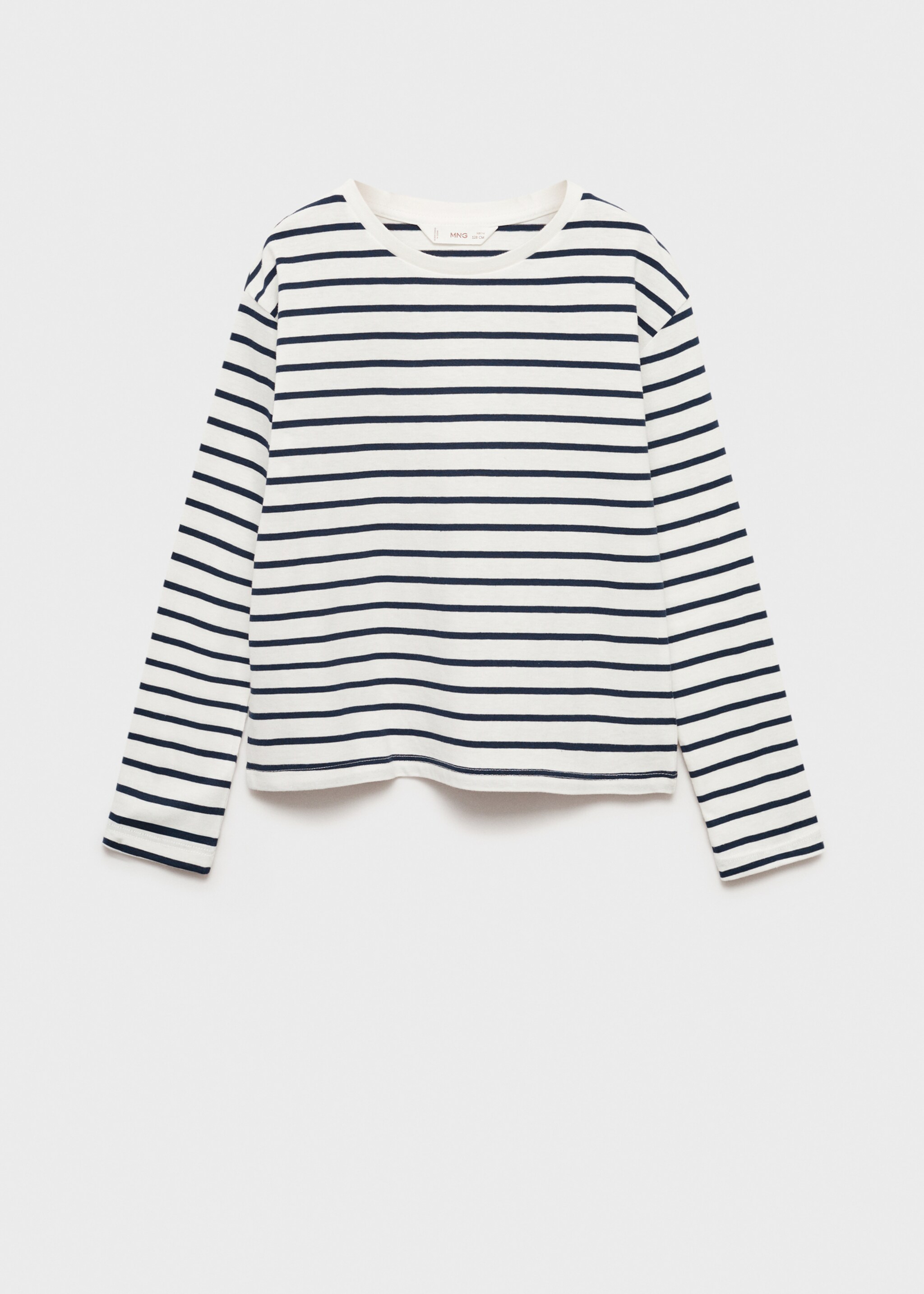 Striped cotton T-shirt - Article without model