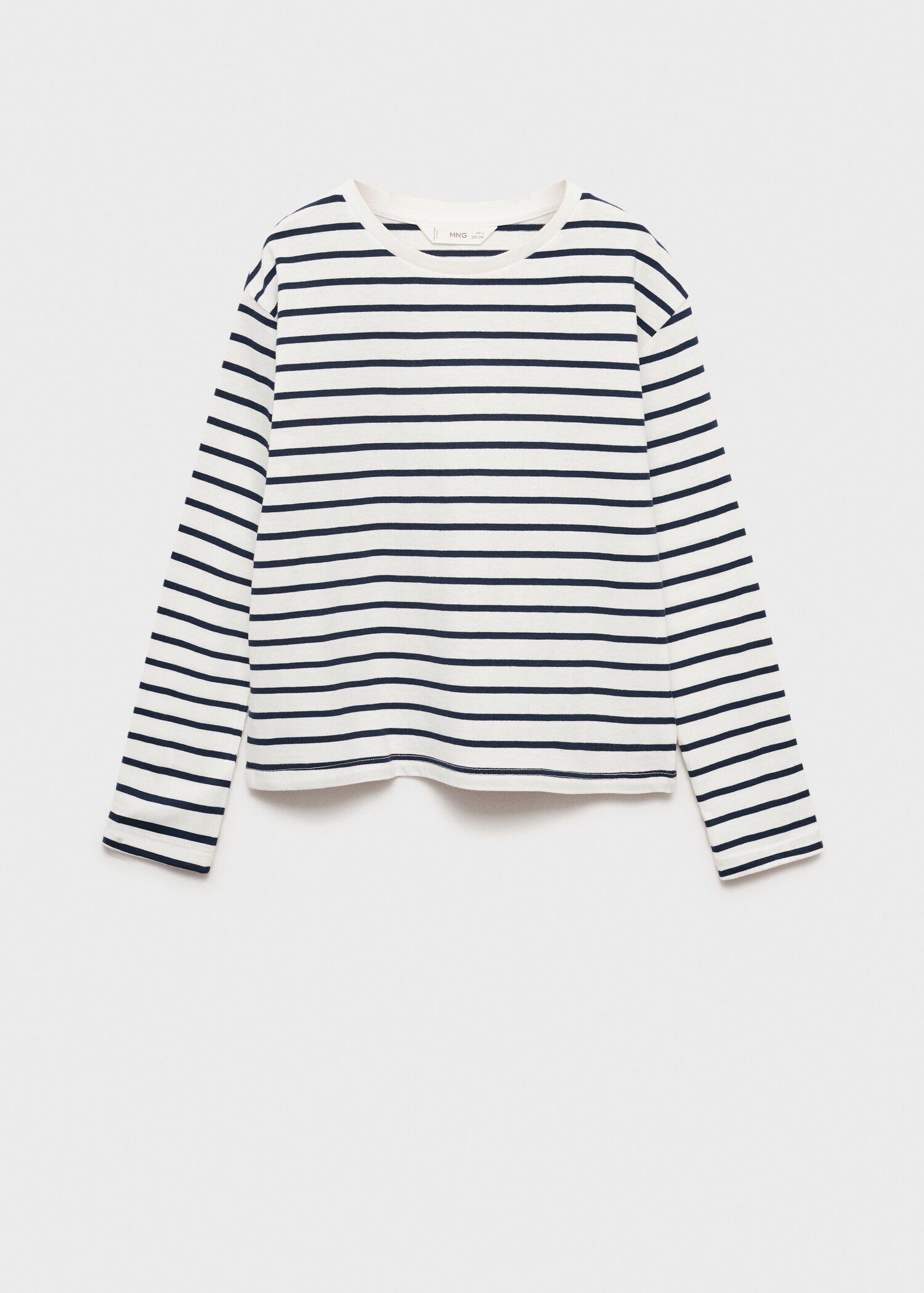 Striped cotton T-shirt - Article without model