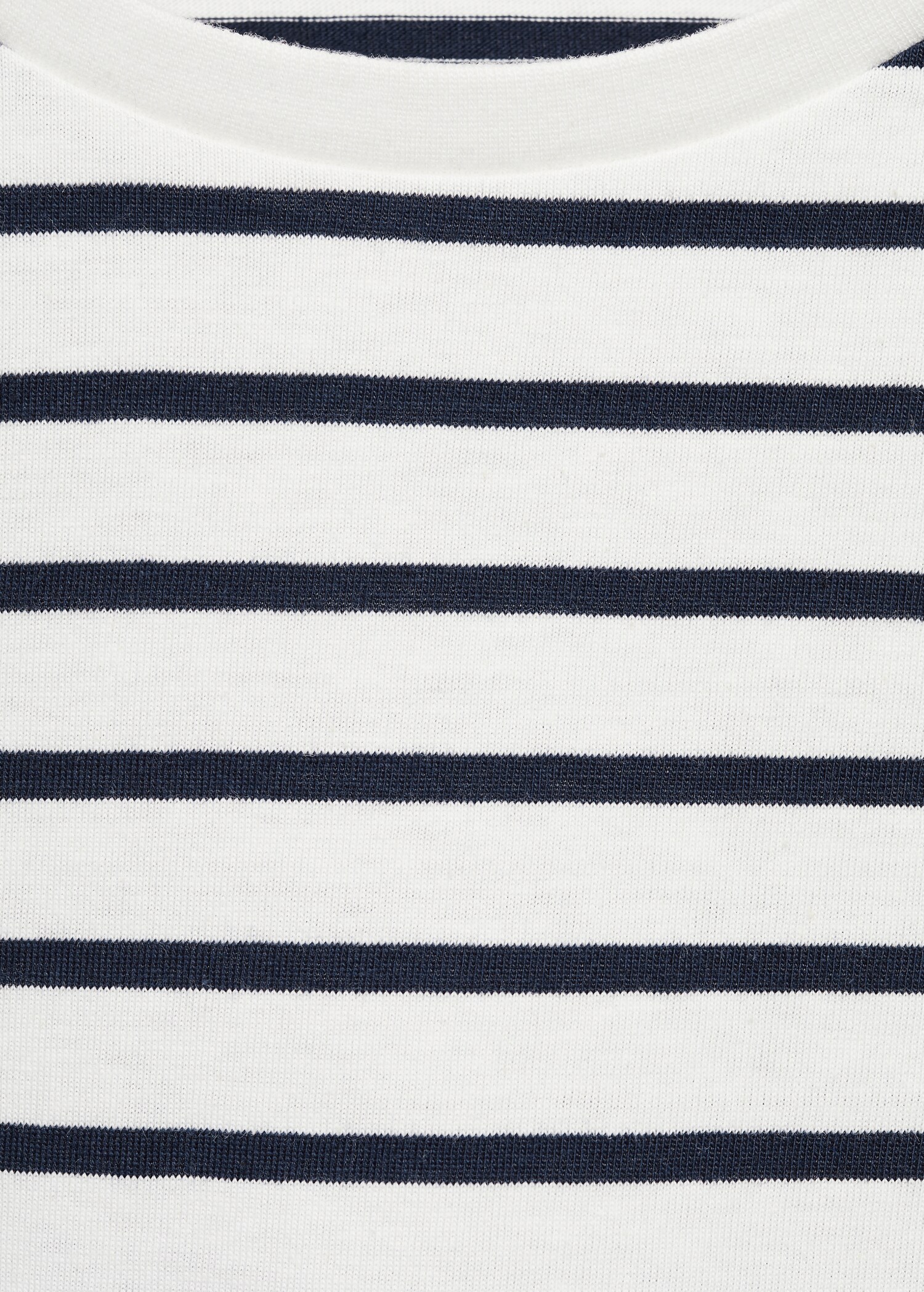 Striped cotton T-shirt - Details of the article 0